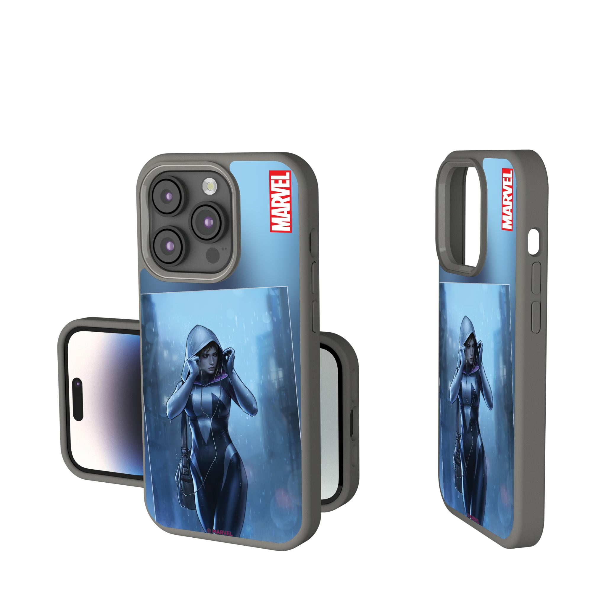 Marvel Spider-Gwen Cover Art iPhone Soft Touch Phone Case for Apple iPhone