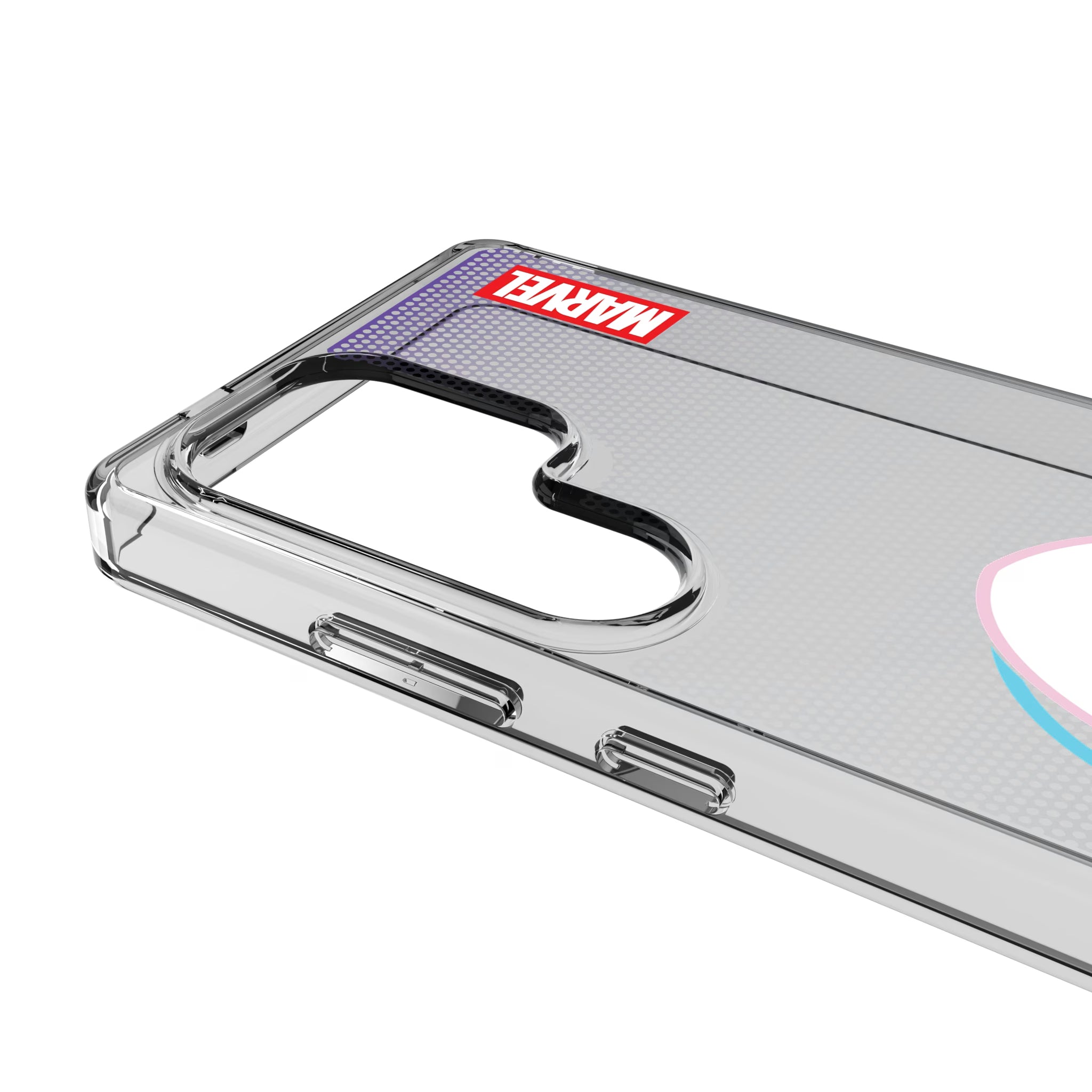 Marvel Spider-Gwen Grid Galaxy Clear Phone Case for Samsung Galaxy - Detail