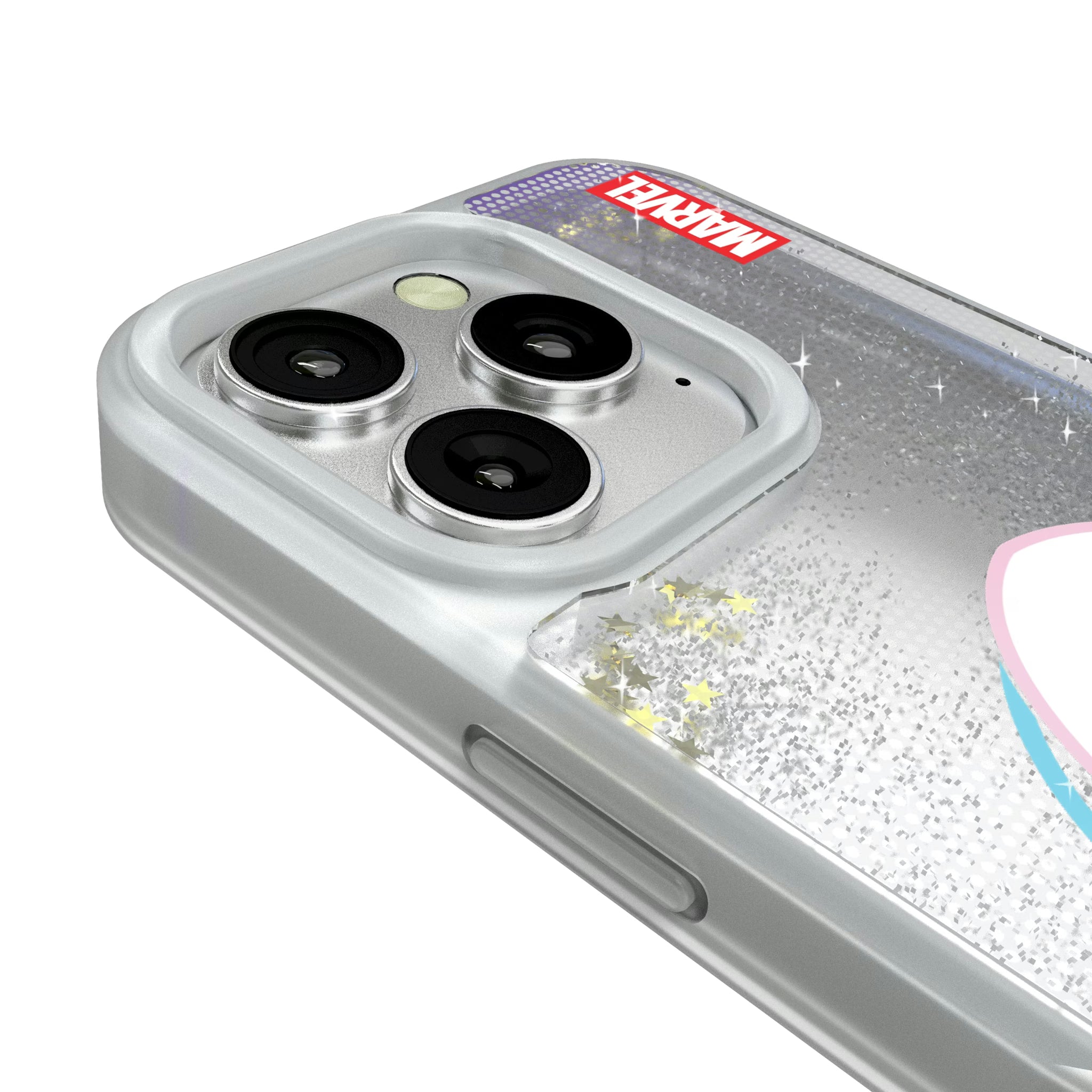 Marvel Spider-Gwen Grid iPhone Glitter Phone Case for Apple iPhone - Detail#Device_iPhone 16 Pro