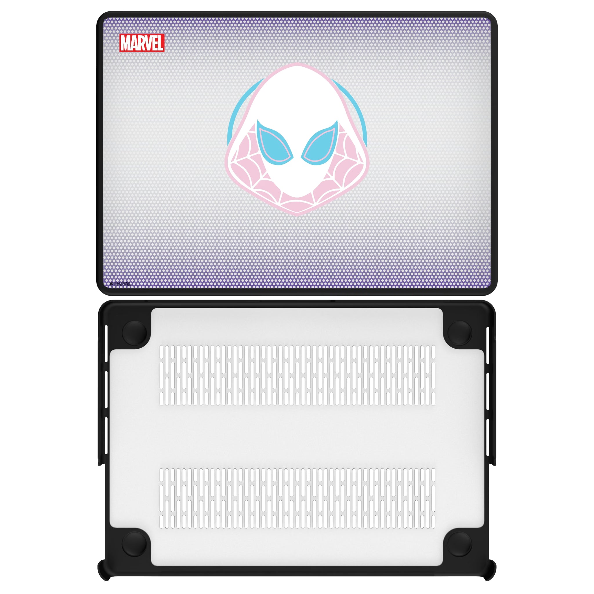 Marvel Spider-Gwen Grid MacBook Laptop Case for Apple MacBook#Device_MacBook Pro (14-inch, 2021) / MacBook Pro (14-inch, 2023) / MacBook Pro (14-inch, 2024)