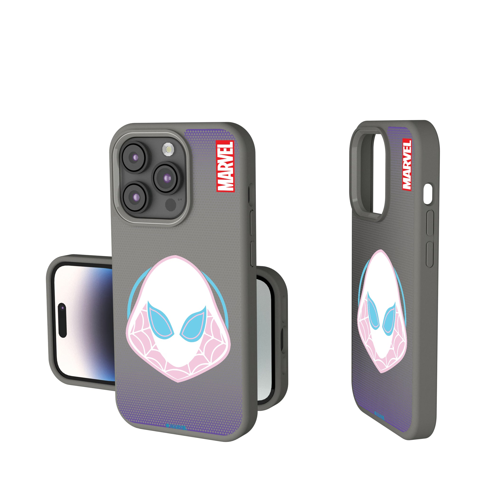 Marvel Spider-Gwen Grid iPhone Soft Touch Phone Case for Apple iPhone