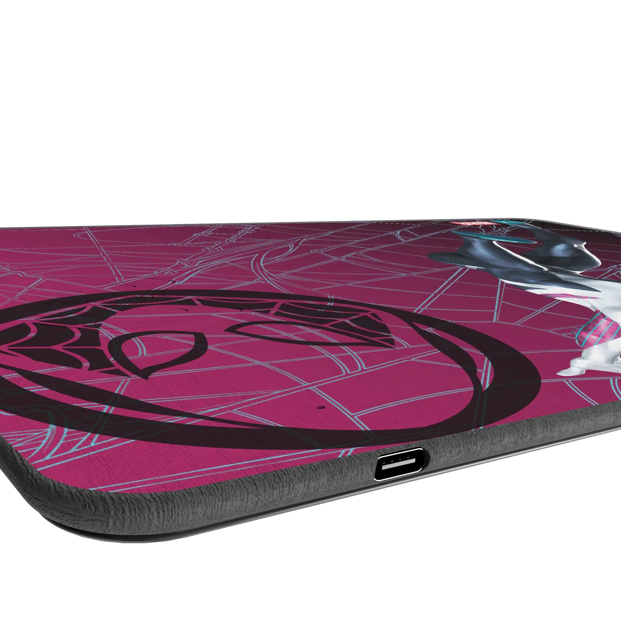 Marvel Spider-Gwen MechLine 15-Watt Wireless Charger and Mouse Pad