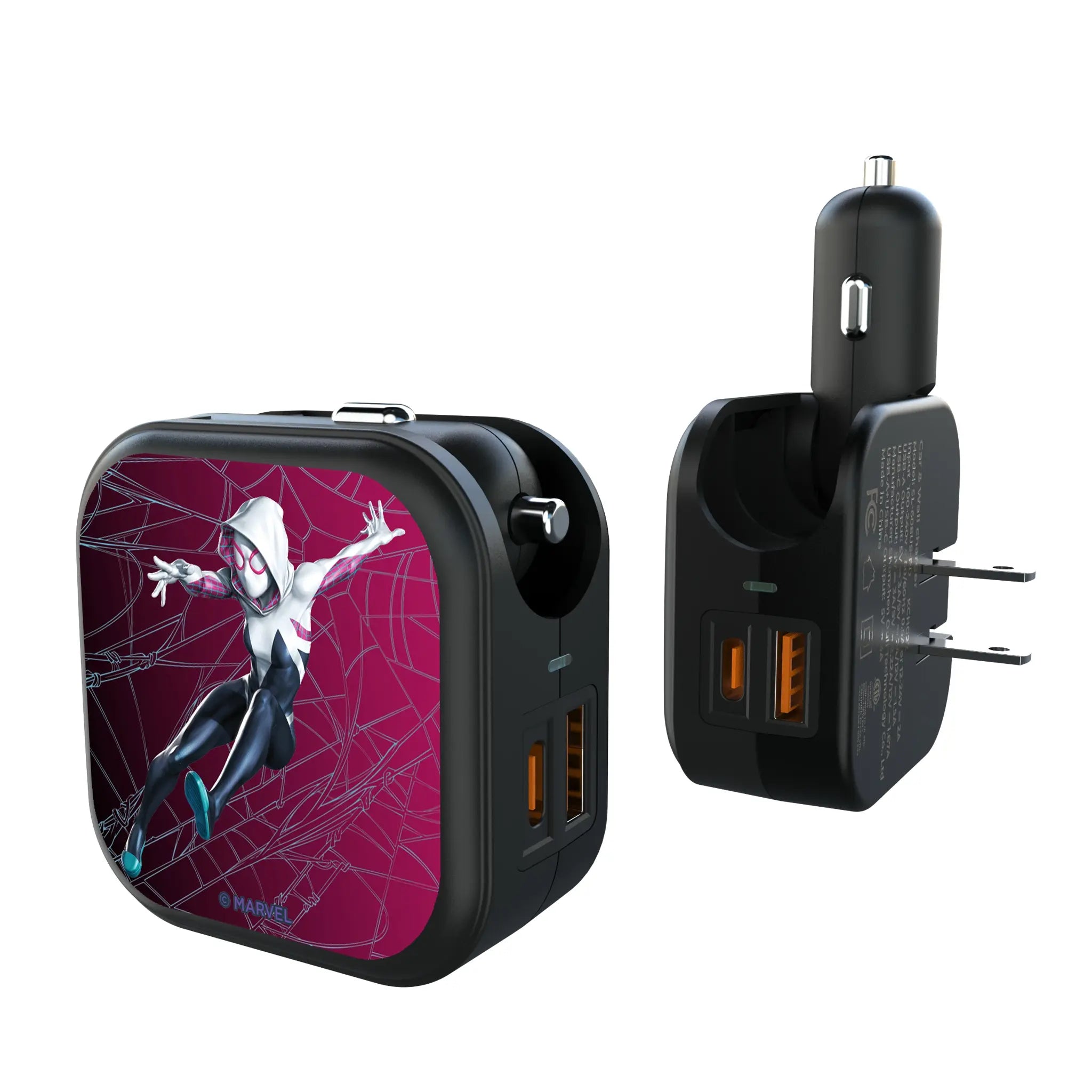 Marvel Spider-Gwen MechLine 2 in 1 USB A/C Charger