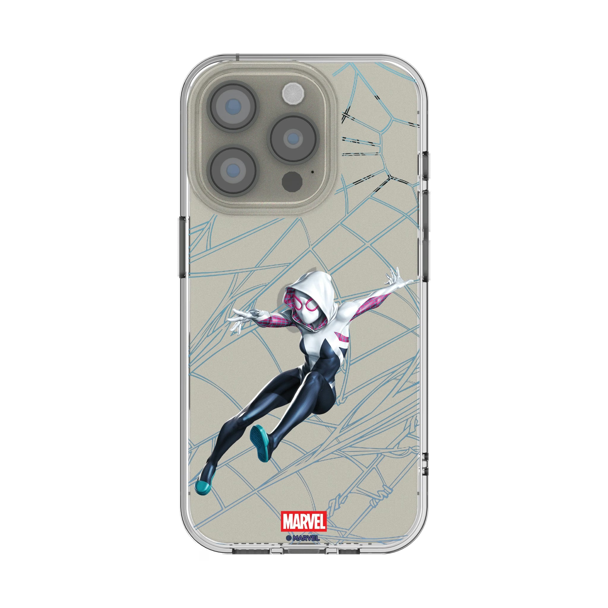 Marvel Spider-Gwen MechLine iPhone Clear Phone Case for Apple iPhone