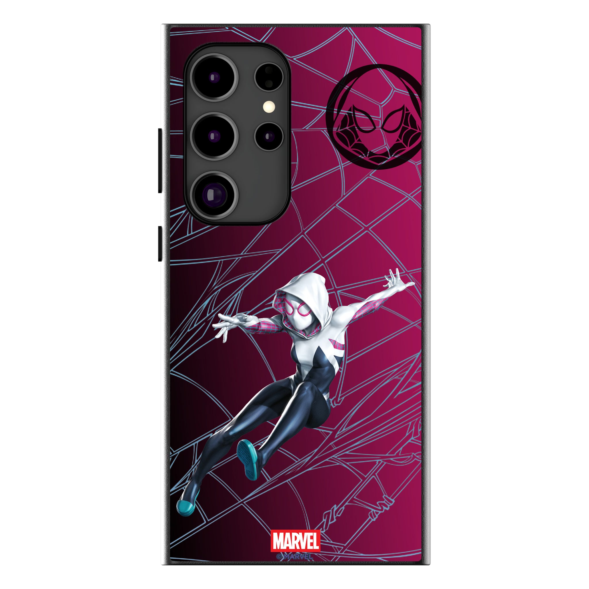 Marvel Spider-Gwen MechLine Galaxy MagSafe Compatible Phone Case for Samsung Galaxy