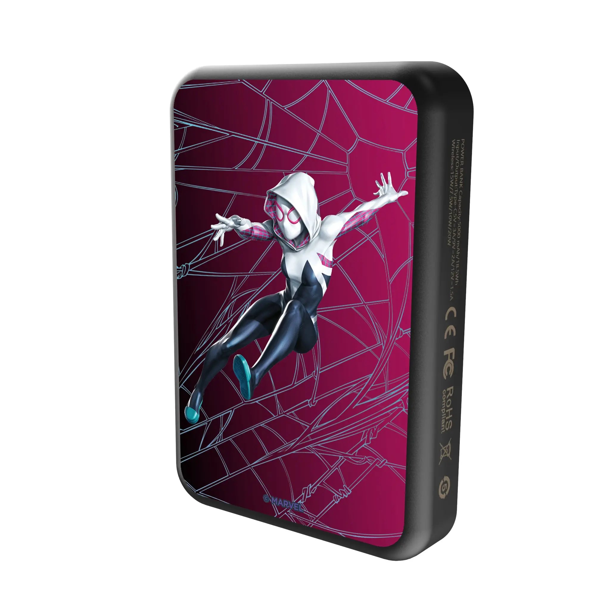 Marvel Spider-Gwen MechLine Wireless Mag Power Bank