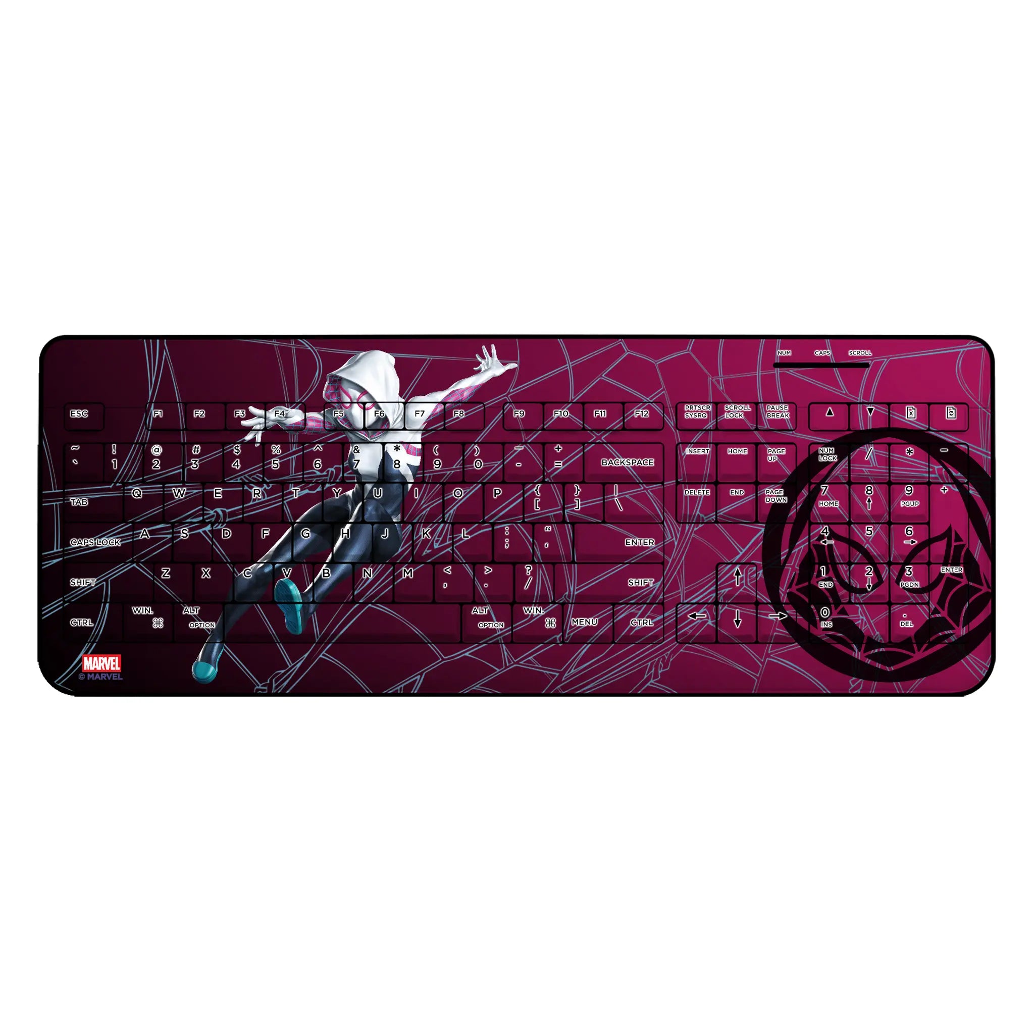 Marvel Spider-Gwen MechLine Wireless USB Keyboard