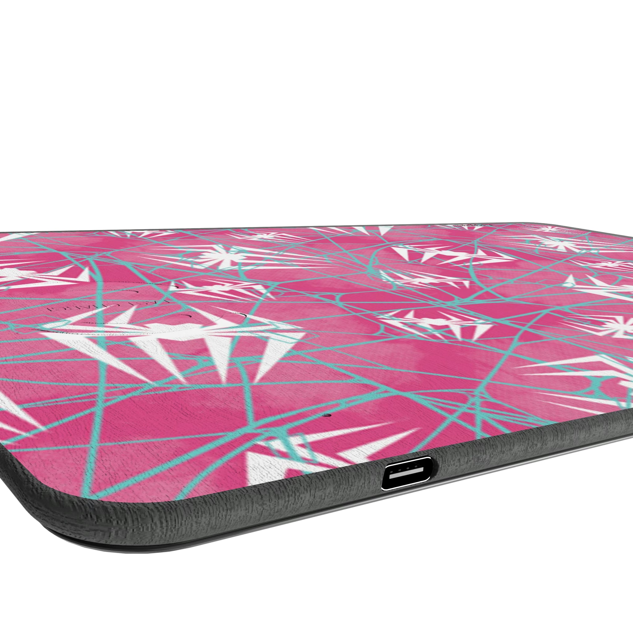 Marvel Spider-Gwen Pattern 15-Watt Wireless Charger and Mouse Pad