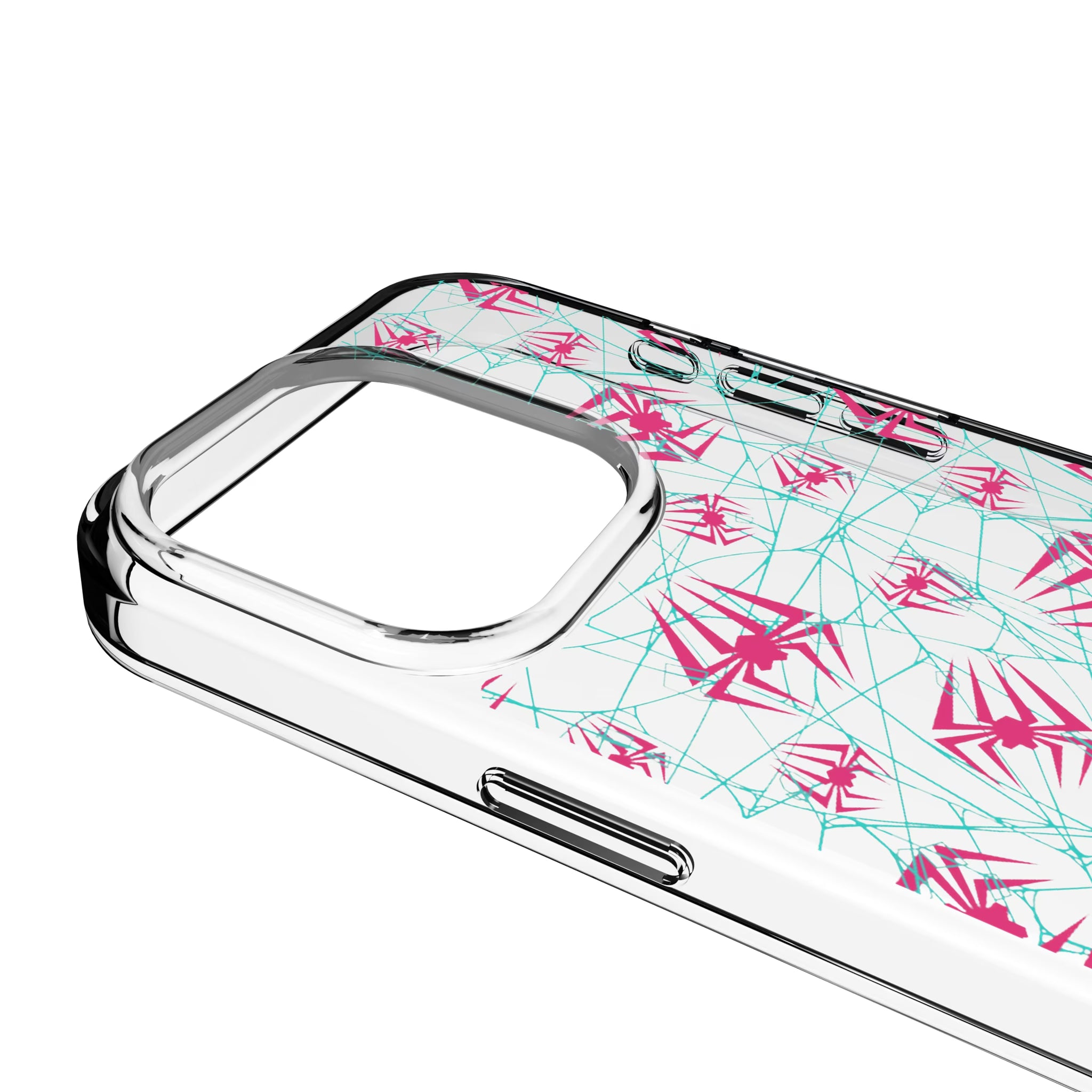 Marvel Spider-Gwen Pattern iPhone Clear Phone Case for Apple iPhone - Detail