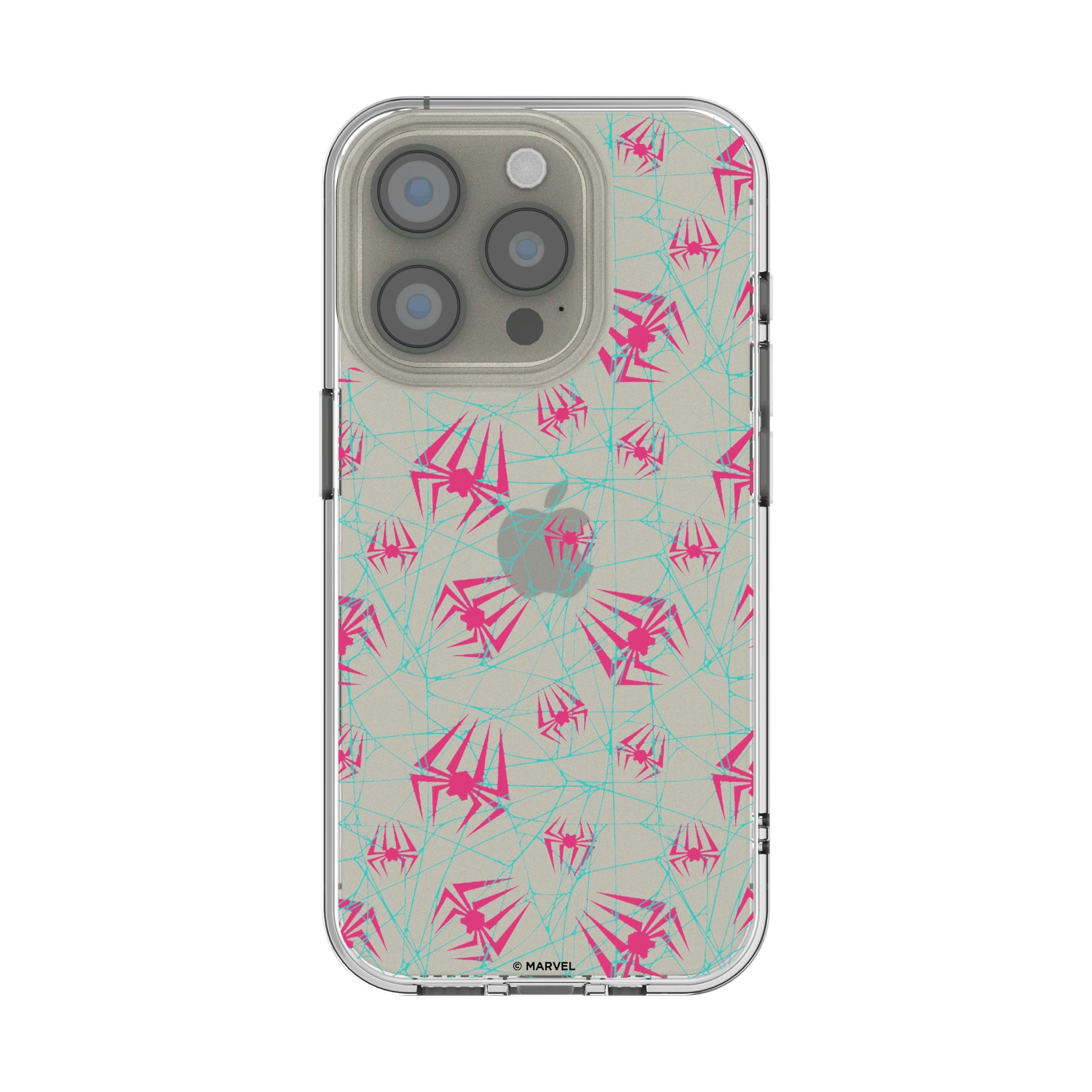 Marvel Spider-Gwen Pattern iPhone Clear Phone Case for Apple iPhone