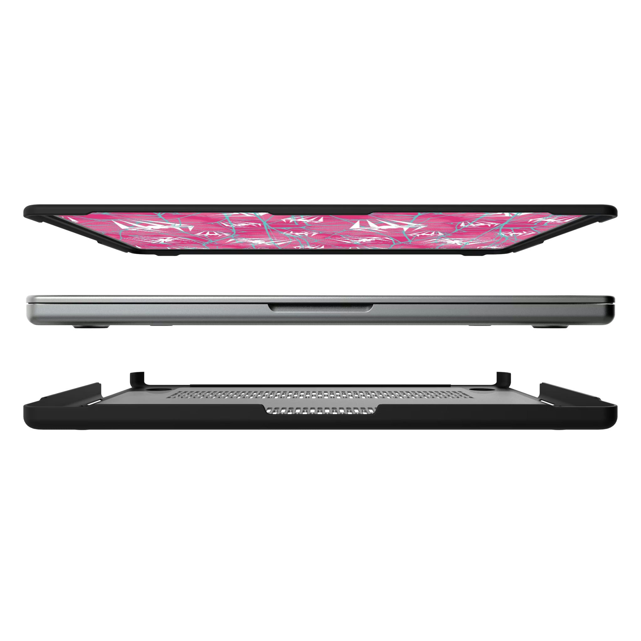 Marvel Spider-Gwen Pattern MacBook Laptop Case for Apple MacBook#Device_MacBook Pro (14-inch, 2021) / MacBook Pro (14-inch, 2023) / MacBook Pro (14-inch, 2024)