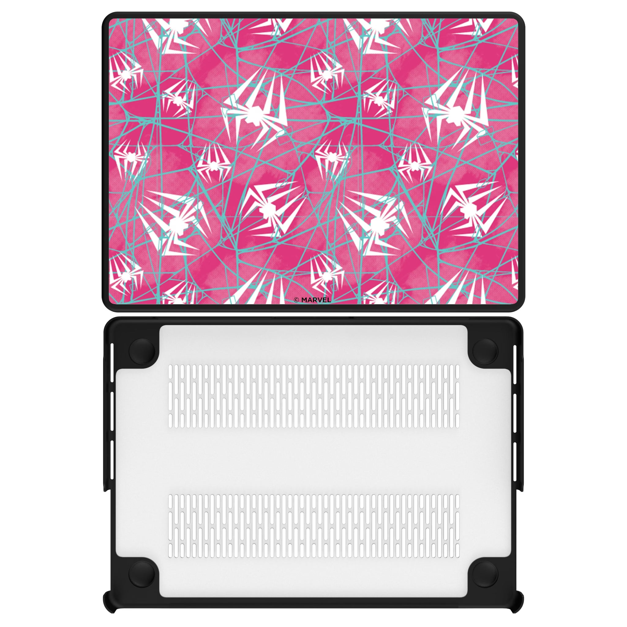 Marvel Spider-Gwen Pattern MacBook Laptop Case for Apple MacBook#Device_MacBook Pro (14-inch, 2021) / MacBook Pro (14-inch, 2023) / MacBook Pro (14-inch, 2024)