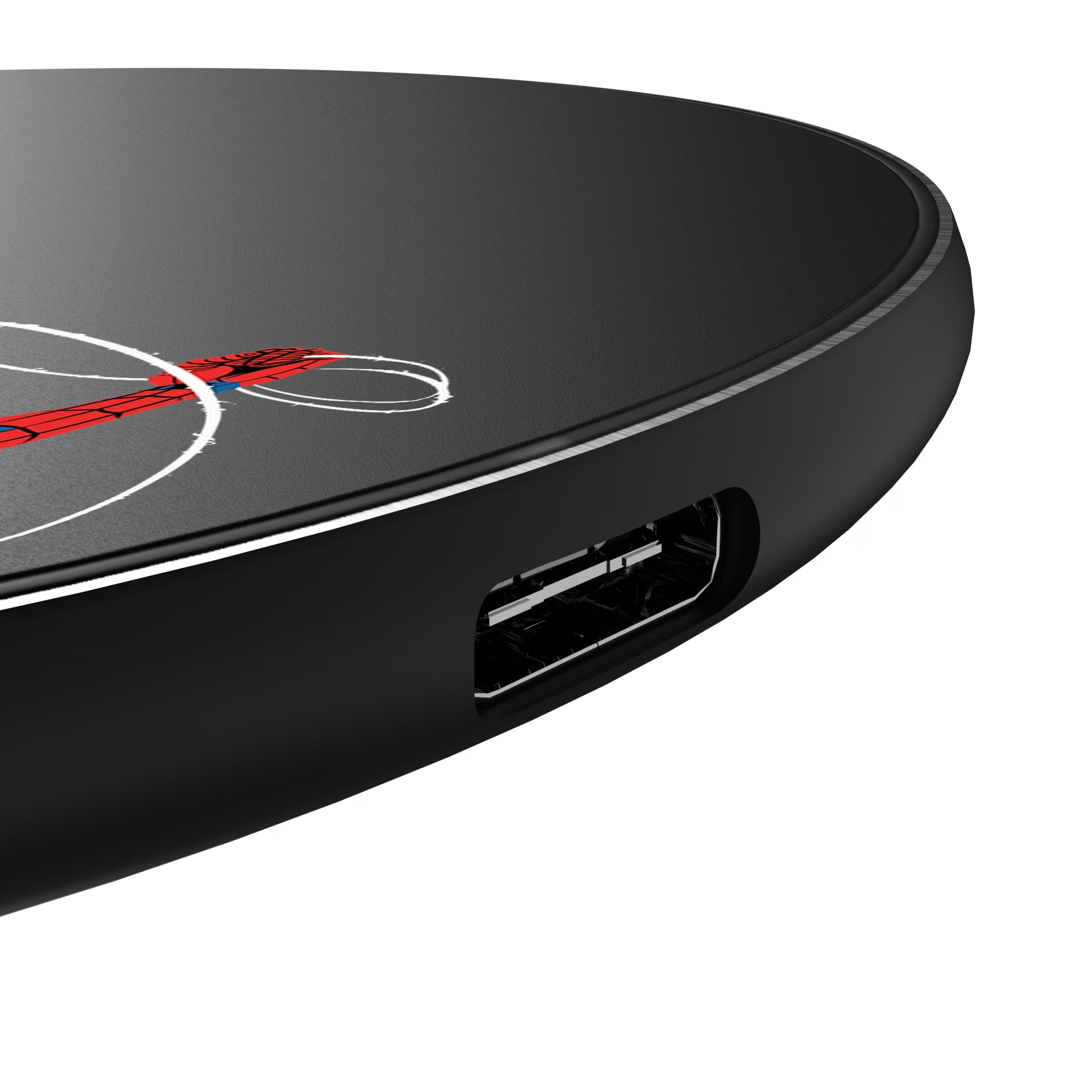 Marvel Spider-Man Badge 15-Watt Wireless Charger - Detail