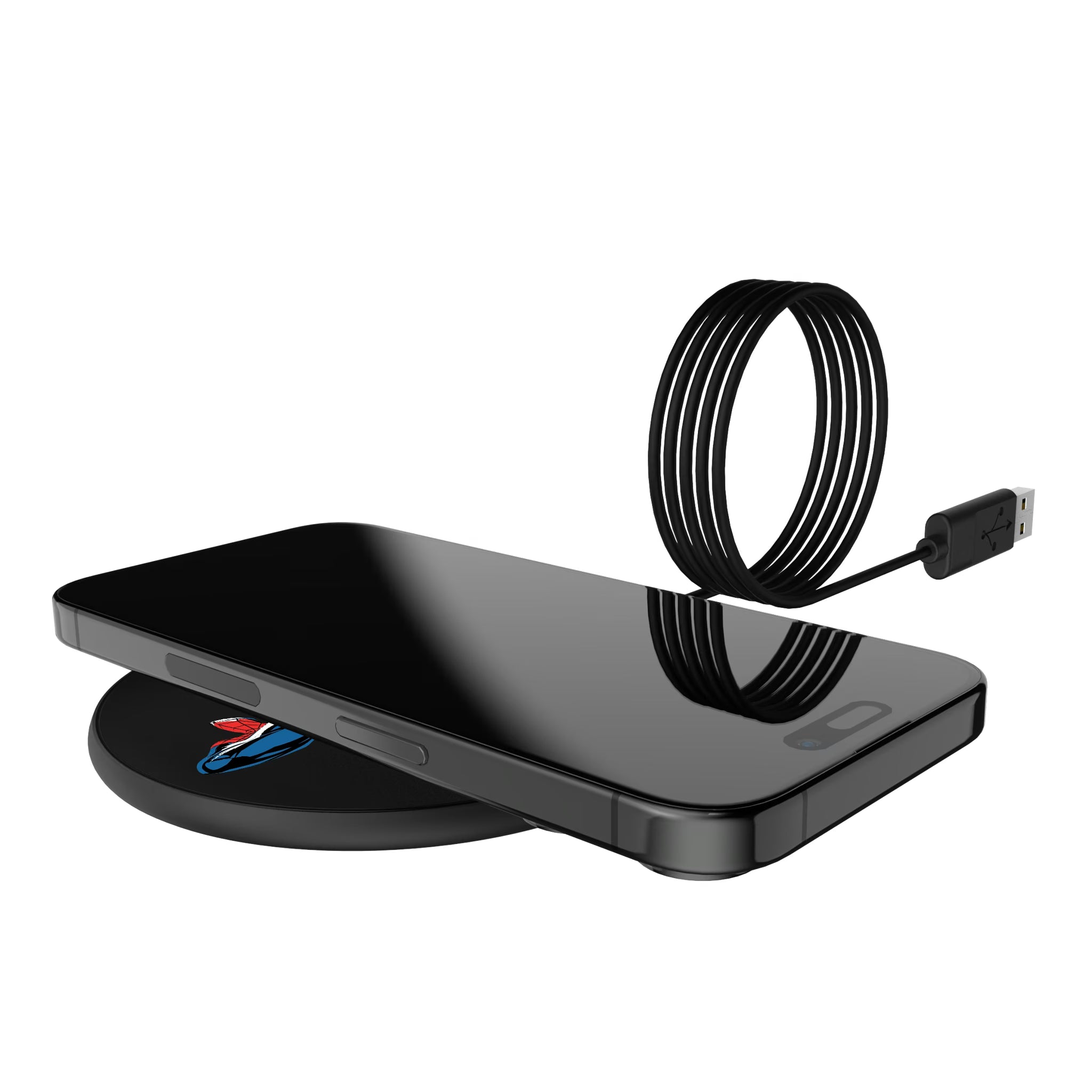 Marvel Spider-Man Badge 15-Watt Wireless Charger - Lifestyle