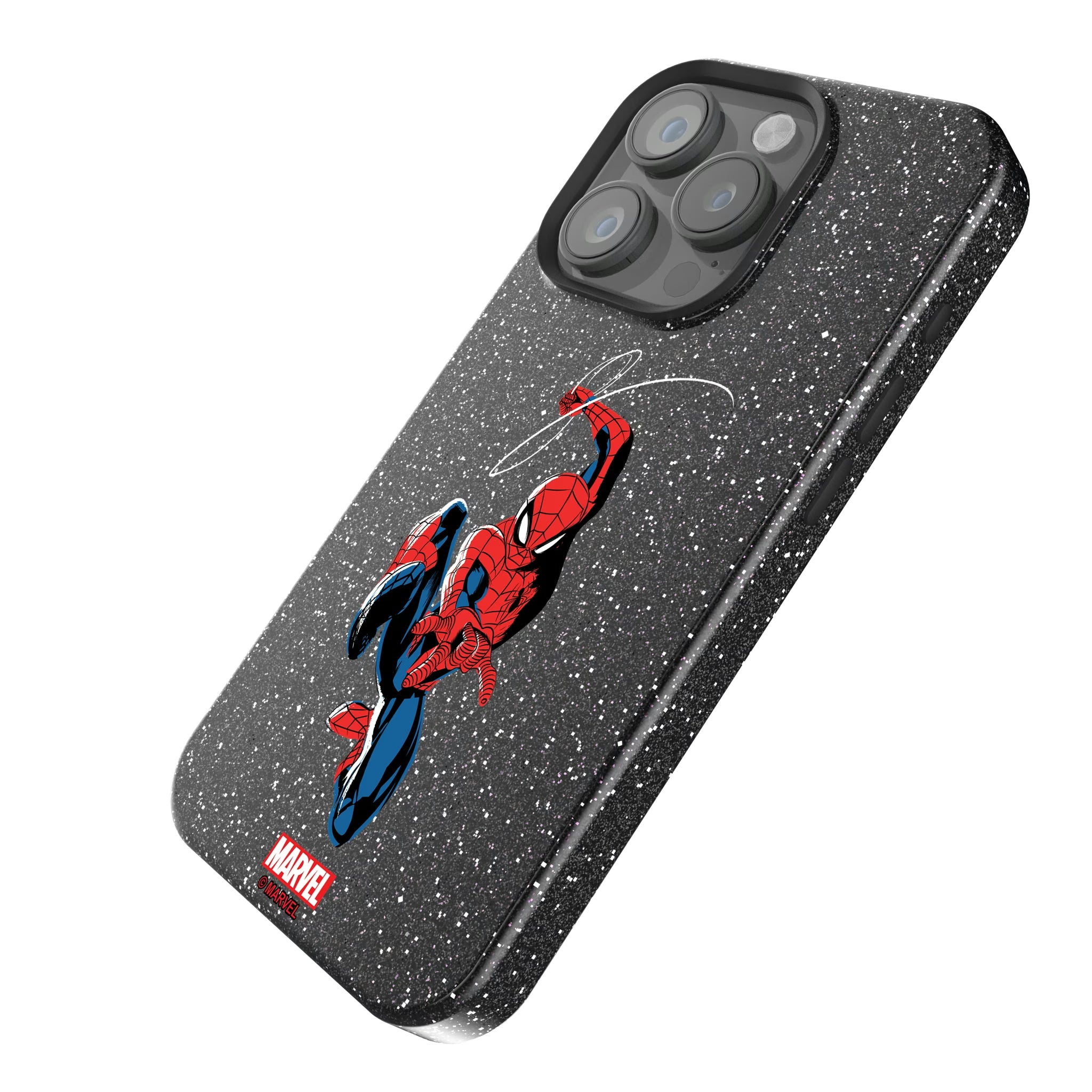 Marvel Spider-Man Badge iPhone Bling Phone Case for Apple iPhone - Isometric View
