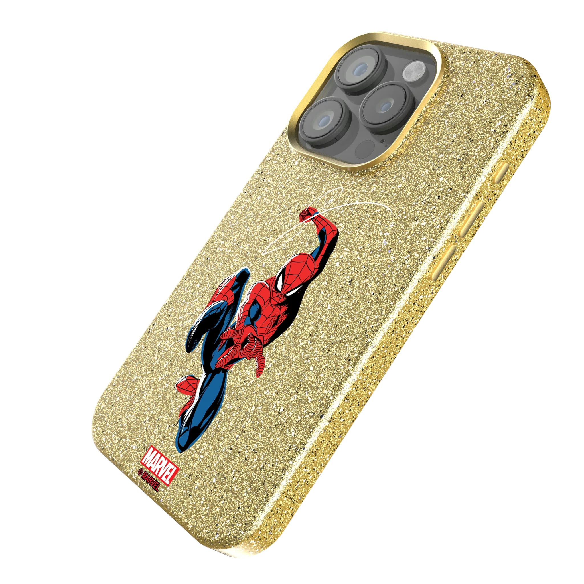 Marvel Spider-Man Badge iPhone Bling Phone Case for Apple iPhone - Isometric View