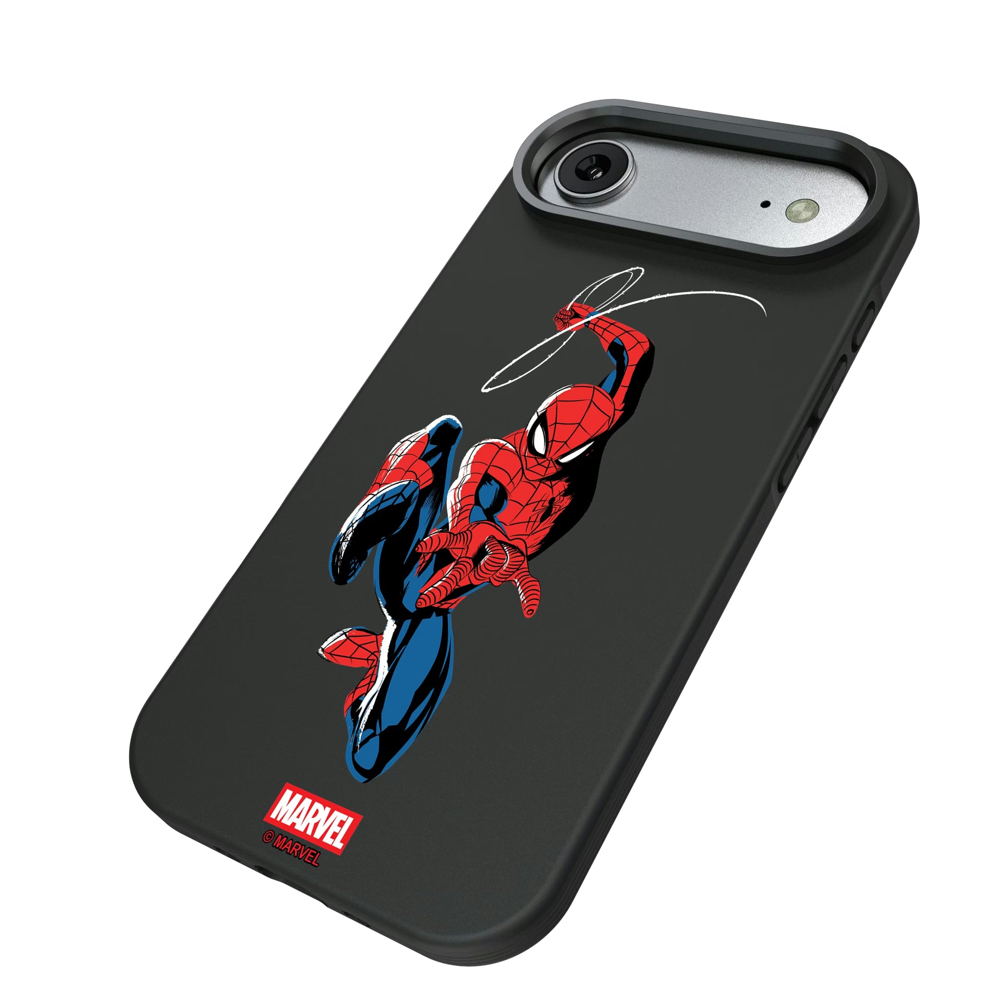 Marvel Spider-Man Badge iPhone Bump Phone Case for Apple iPhone - Isometric View#Device_iPhone Air