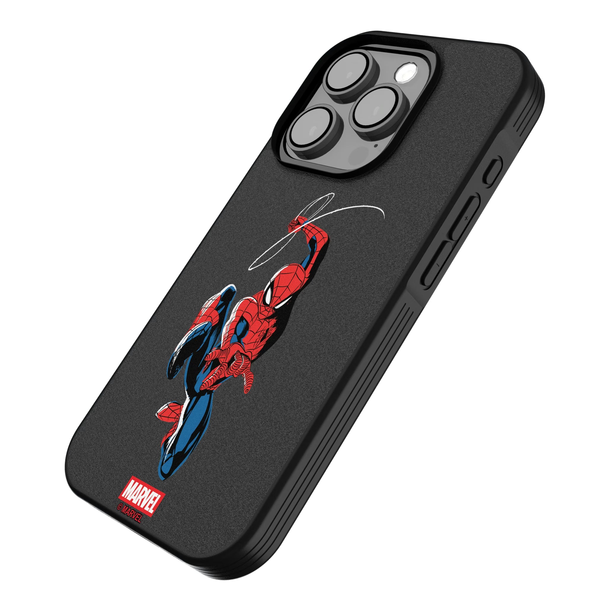 Marvel Spider-Man Badge iPhone Bump Phone Case for Apple iPhone - Isometric View