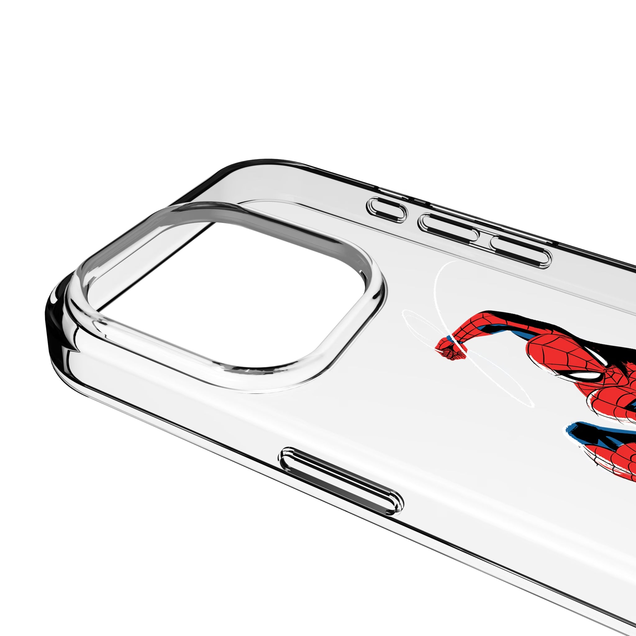 Marvel Spider-Man Badge iPhone Clear Phone Case for Apple iPhone - Detail
