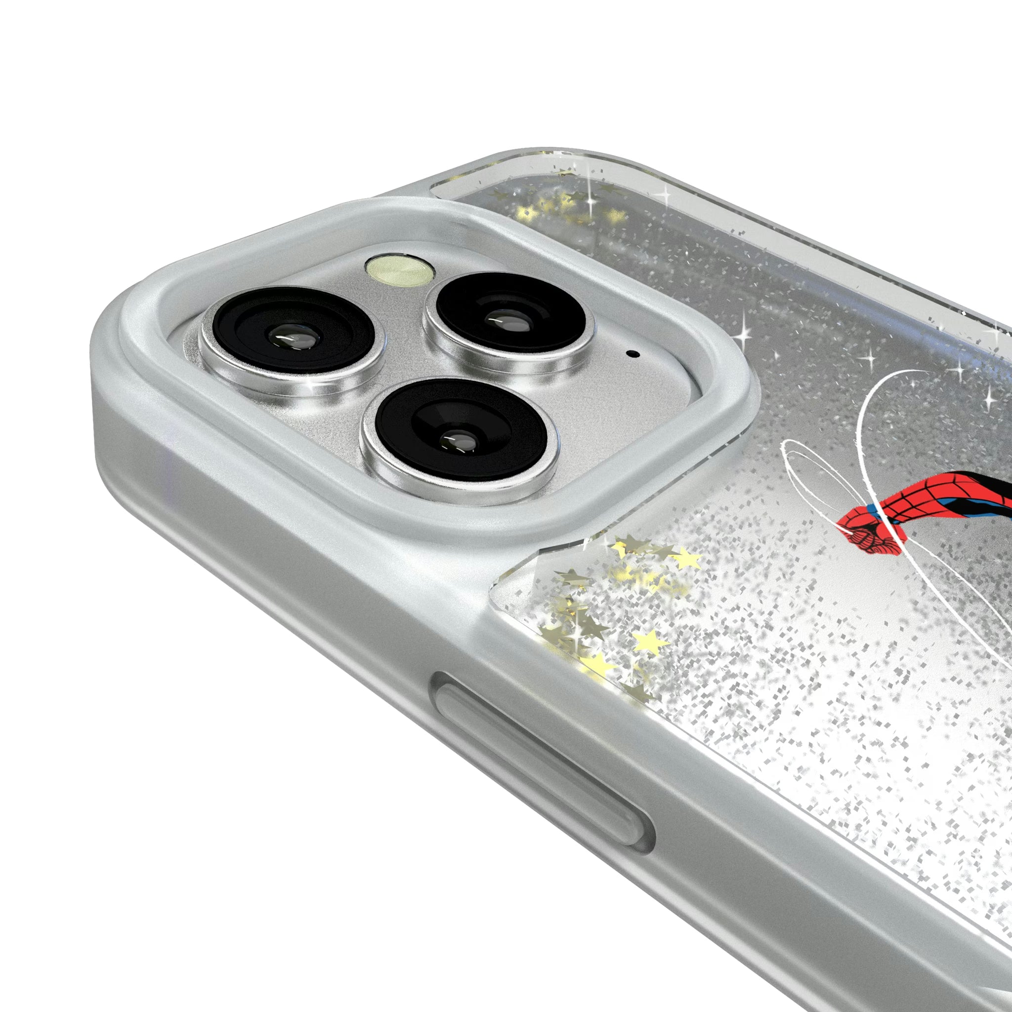 Marvel Spider-Man Badge iPhone Glitter Phone Case for Apple iPhone - Detail#Device_iPhone 16 Pro