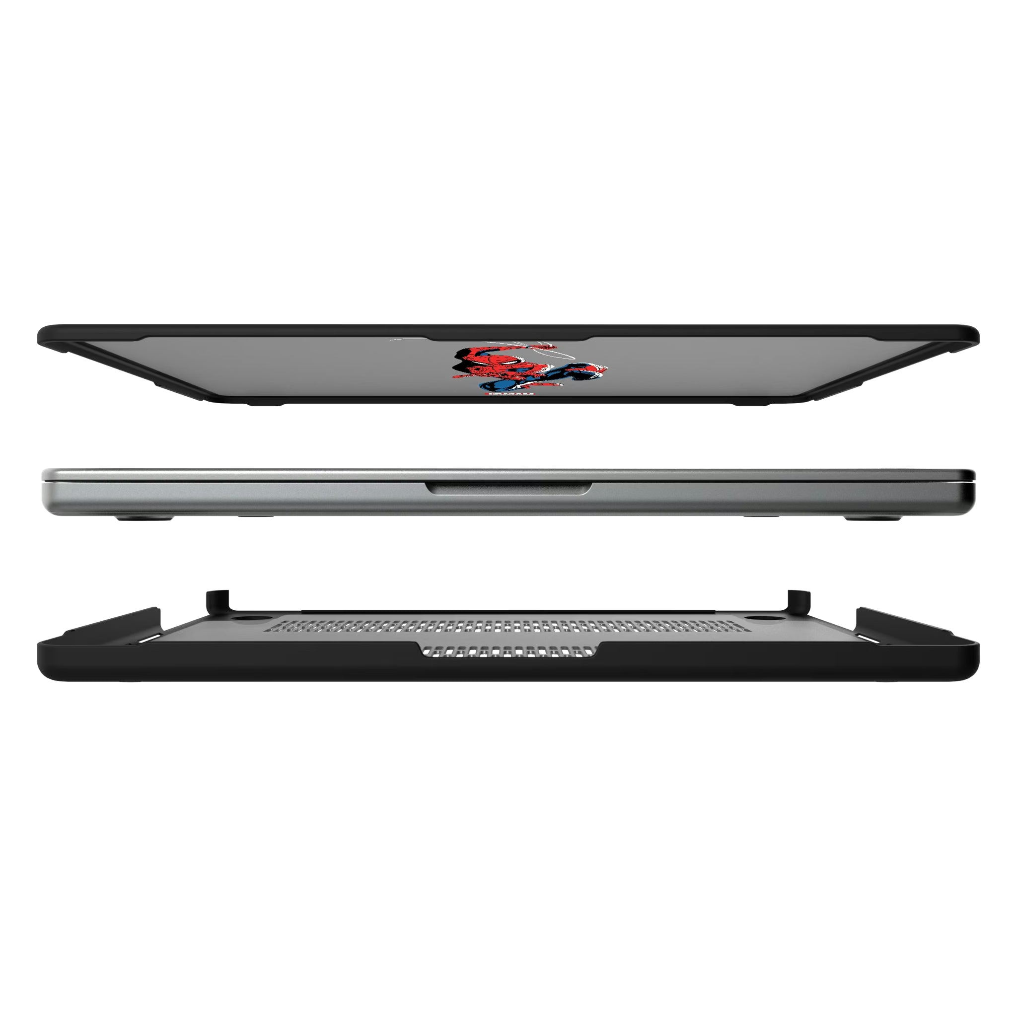 Marvel Spider-Man Badge MacBook Laptop Case for Apple MacBook#Device_MacBook Pro (14-inch, 2021) / MacBook Pro (14-inch, 2023) / MacBook Pro (14-inch, 2024)