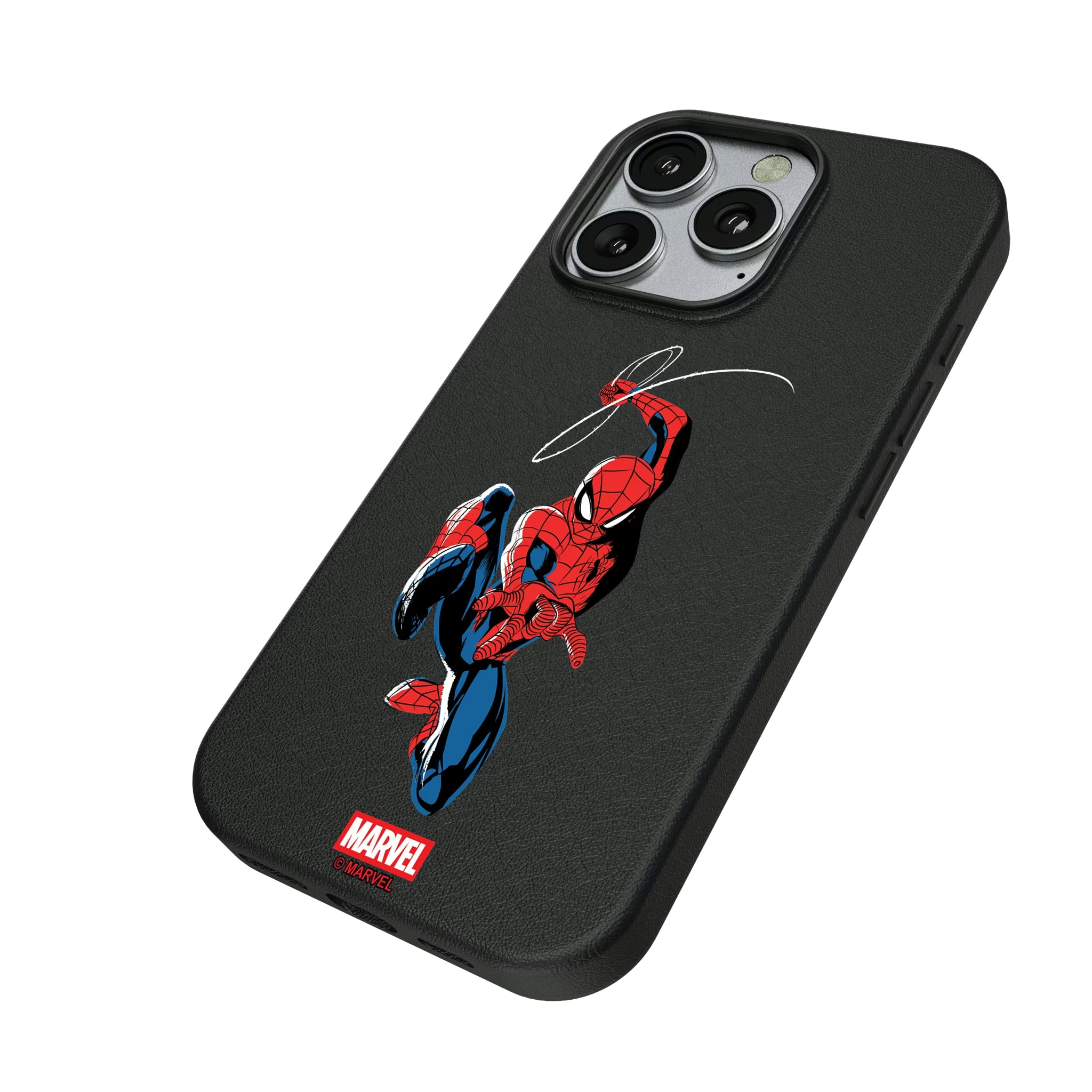 Marvel Spider-Man Badge iPhone MagSafe Compatible Phone Case for Apple iPhone - Isometric View