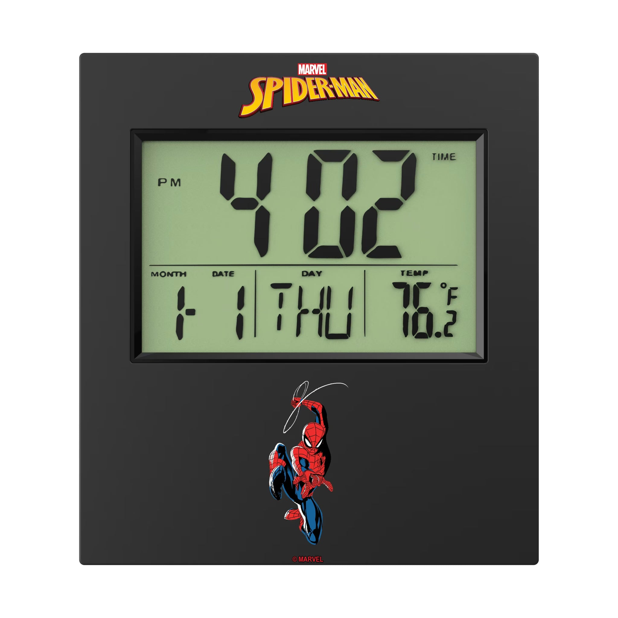 Marvel Spider-Man Badge Wall Clock