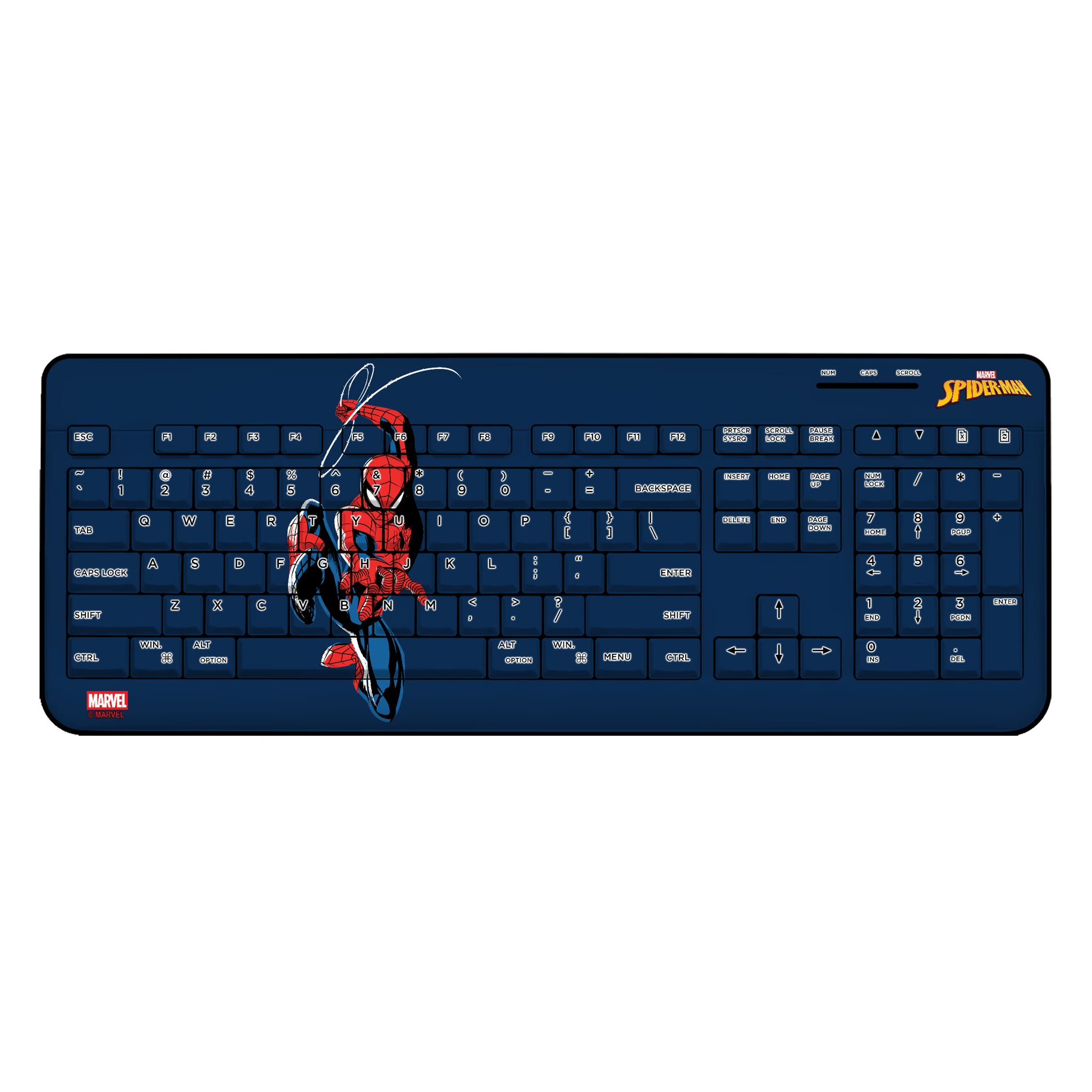 Marvel Spider-Man Badge Wireless USB Keyboard