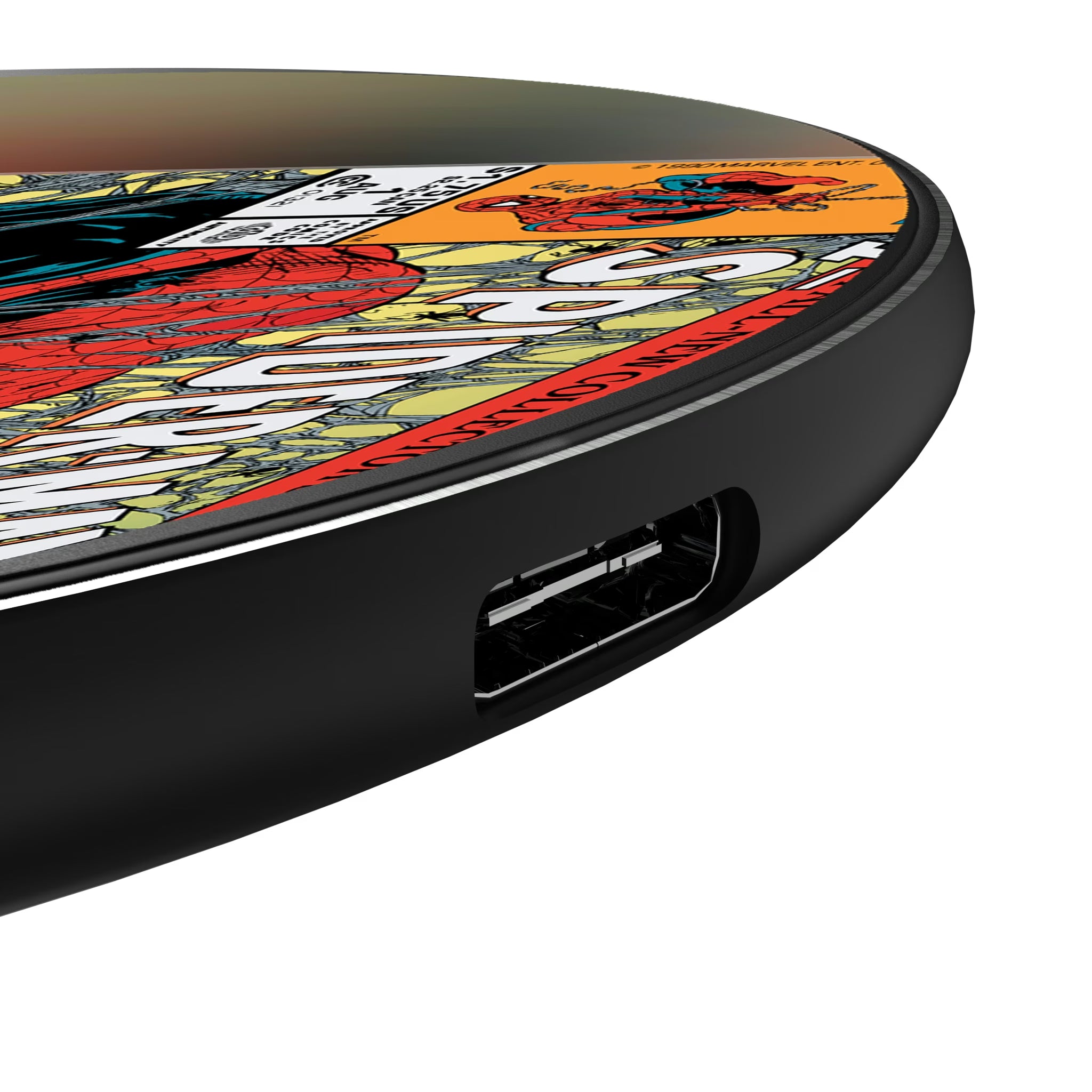 Marvel Spider-Man Classic Cover 15-Watt Wireless Charger - Detail