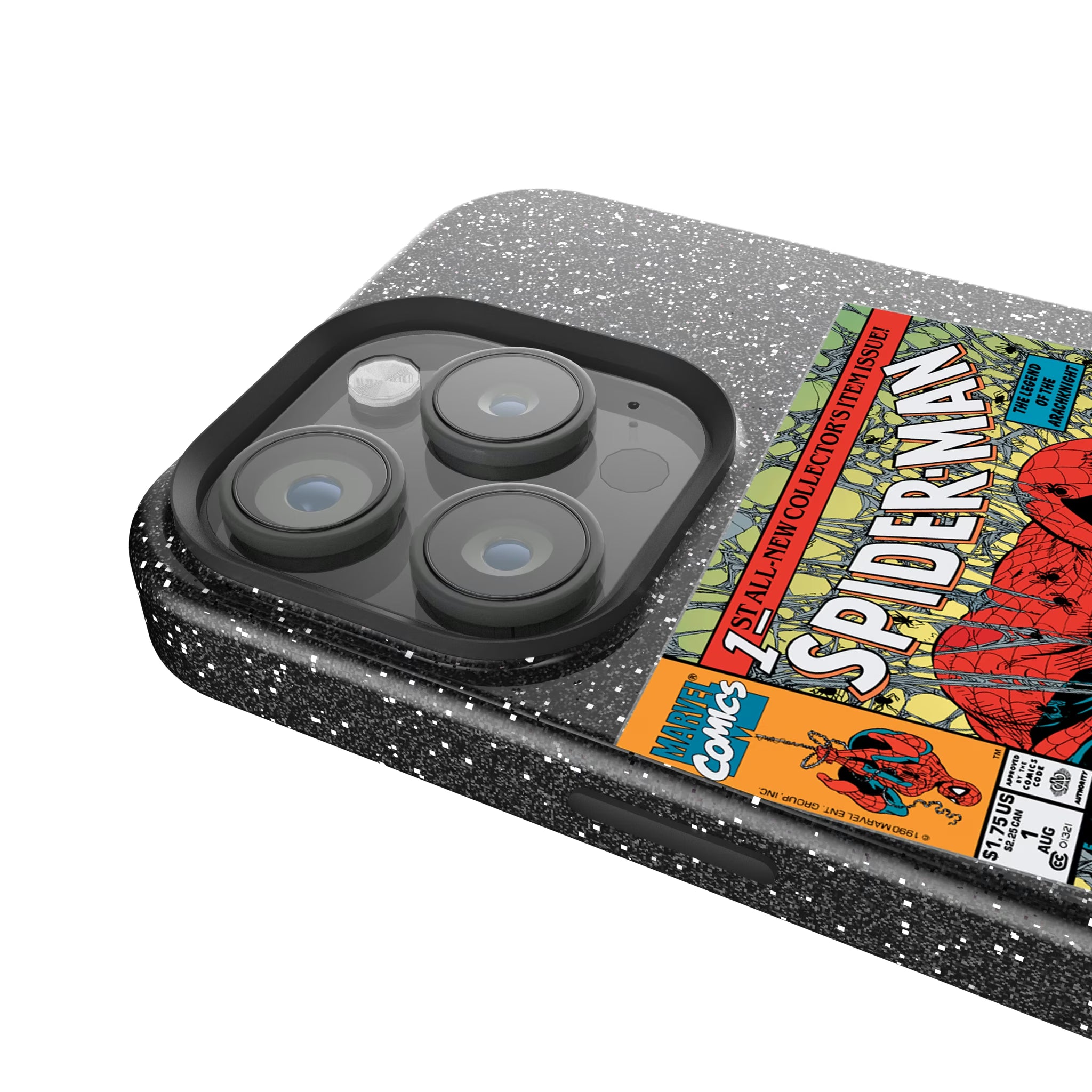 Marvel Spider-Man Classic Cover iPhone Bling Phone Case for Apple iPhone - Detail