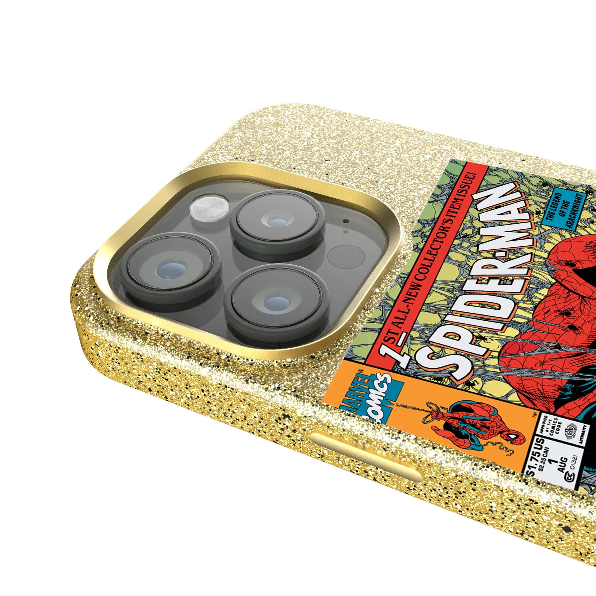Marvel Spider-Man Classic Cover iPhone Bling Phone Case for Apple iPhone - Detail