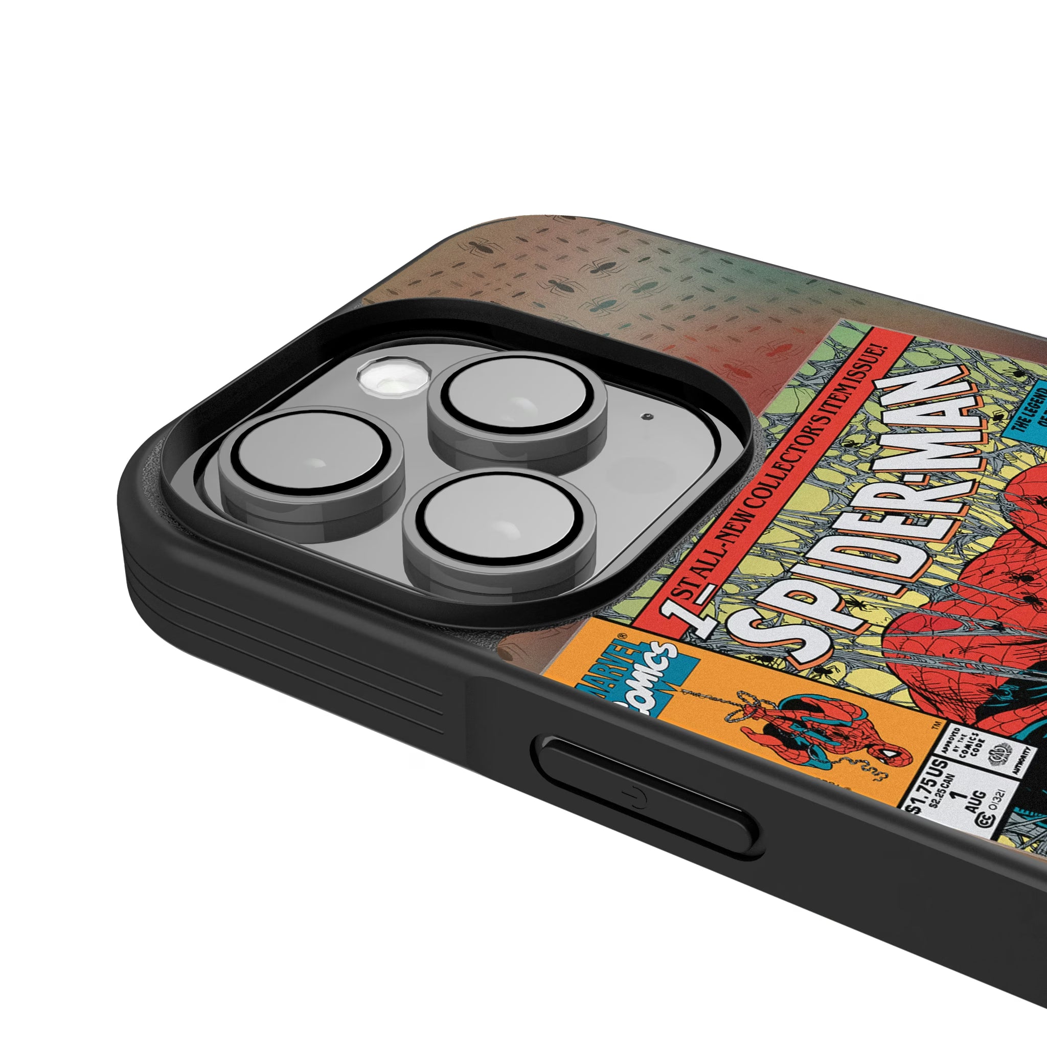 Marvel Spider-Man Classic Cover iPhone Bump Phone Case for Apple iPhone - Detail