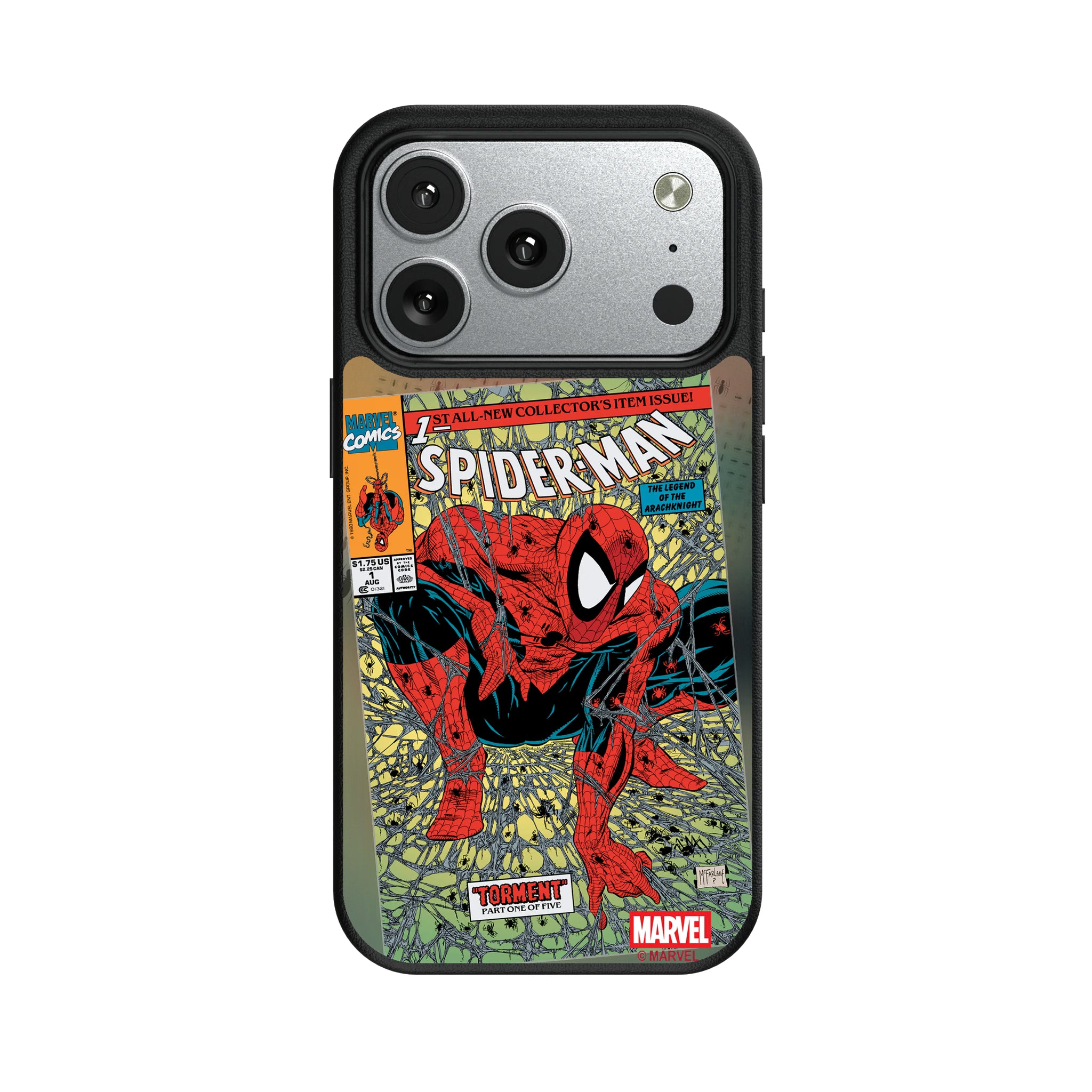 Marvel Spider-Man Classic Cover iPhone MagSafe Compatible Phone Case for Apple iPhone#Device_iPhone 17 Pro