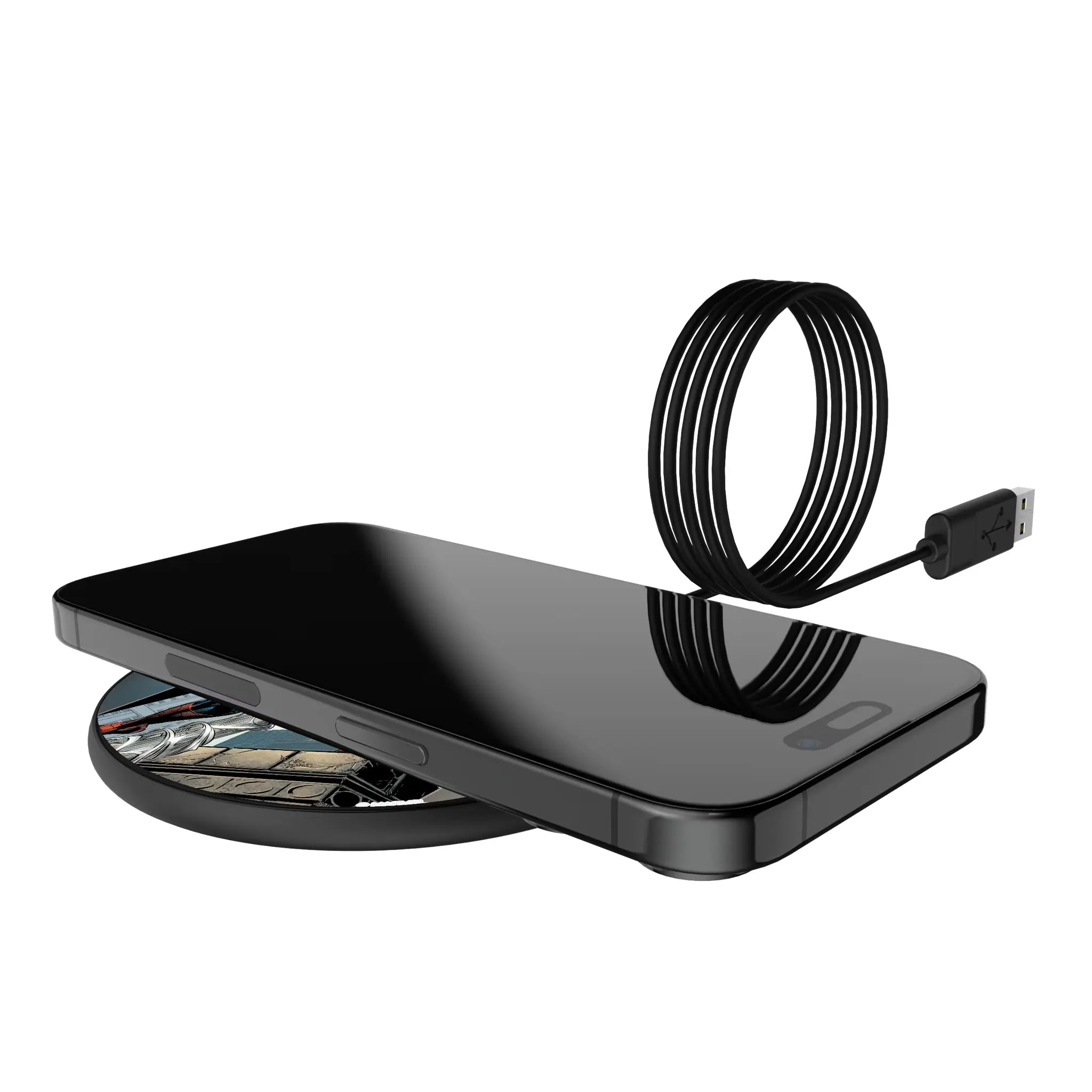 Marvel Spider-Man Cover Art 15-Watt Wireless Charger - Lifestyle