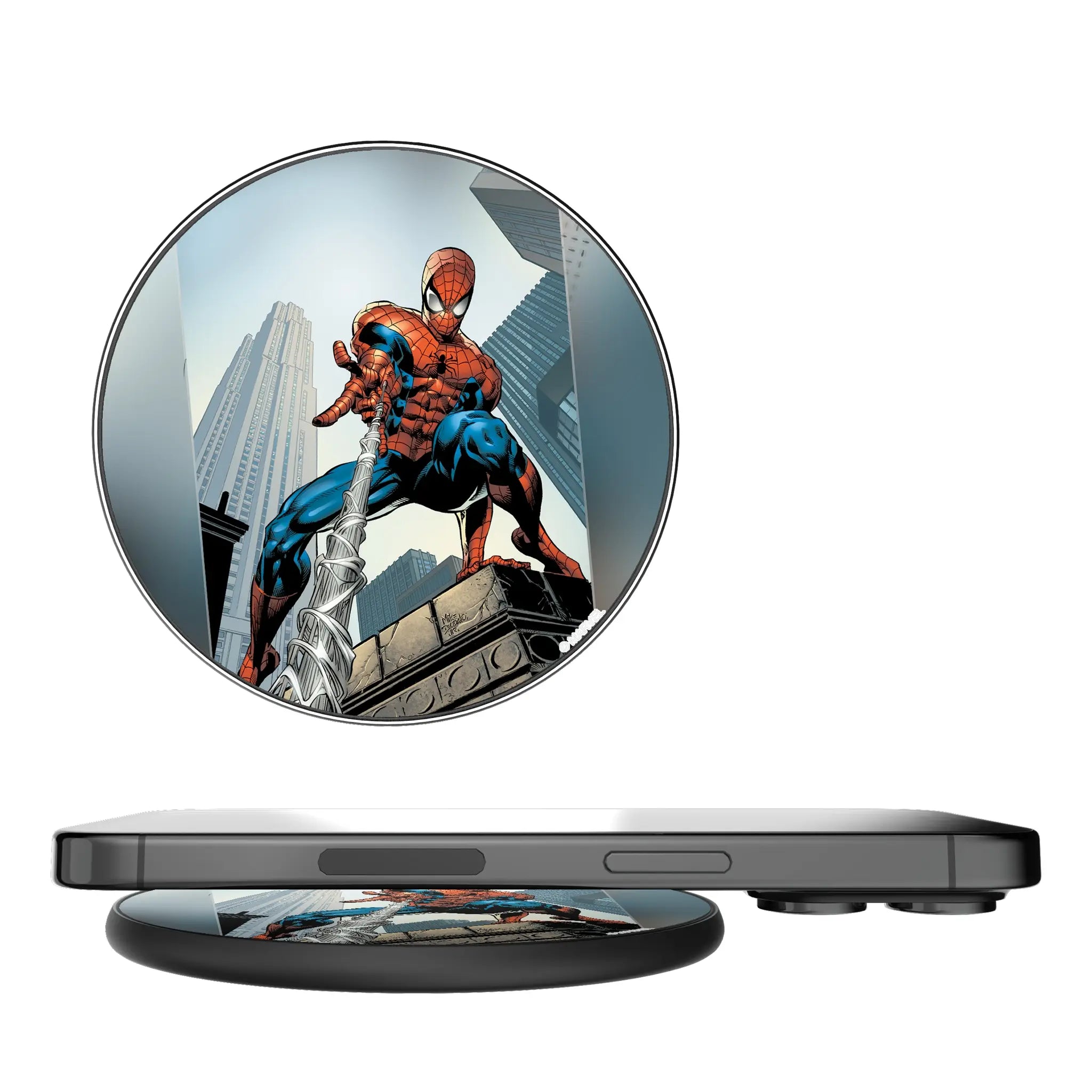 Marvel Spider-Man Cover Art 15-Watt Wireless Charger