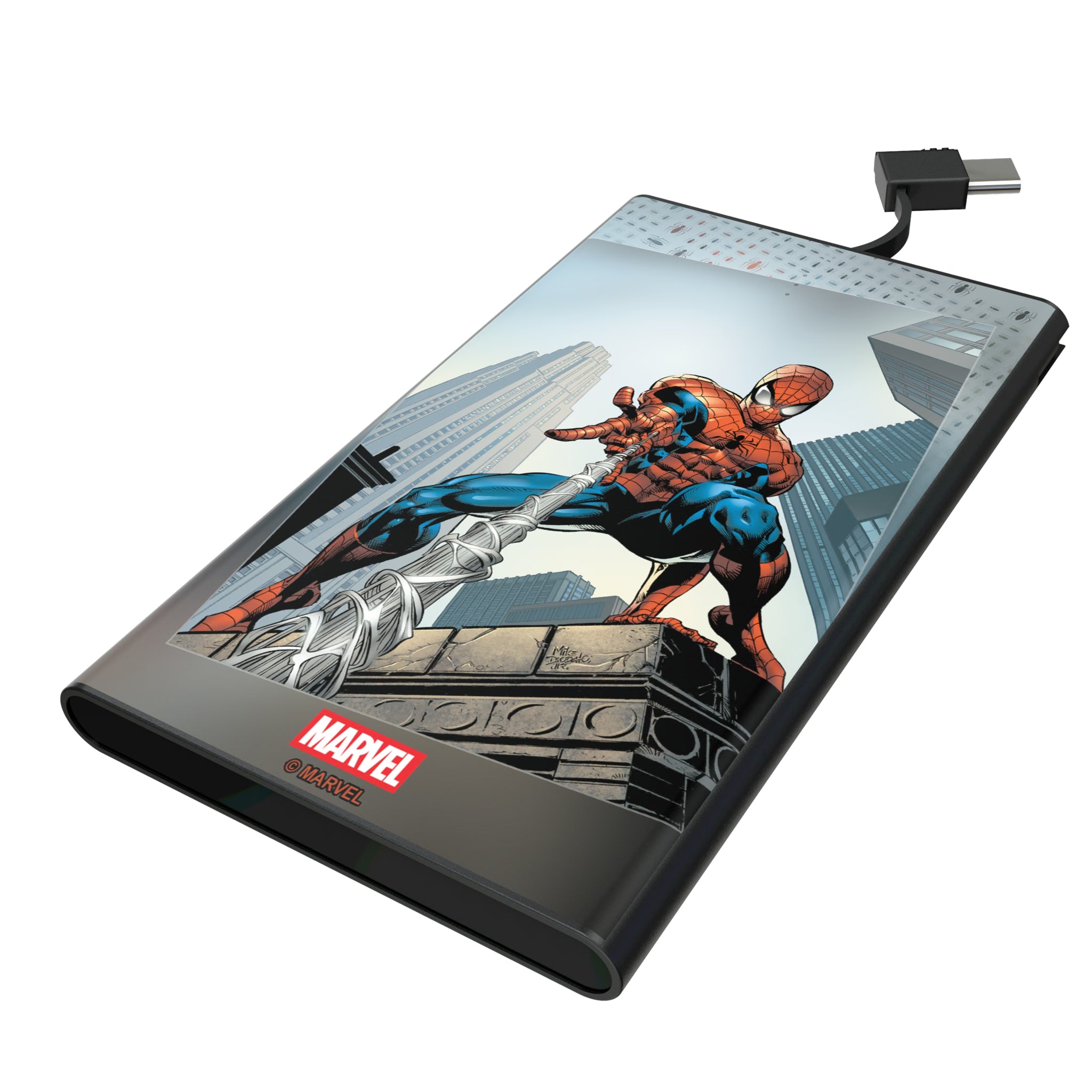Marvel Spider-Man Cover Art 5000mAh Flat Powerbank