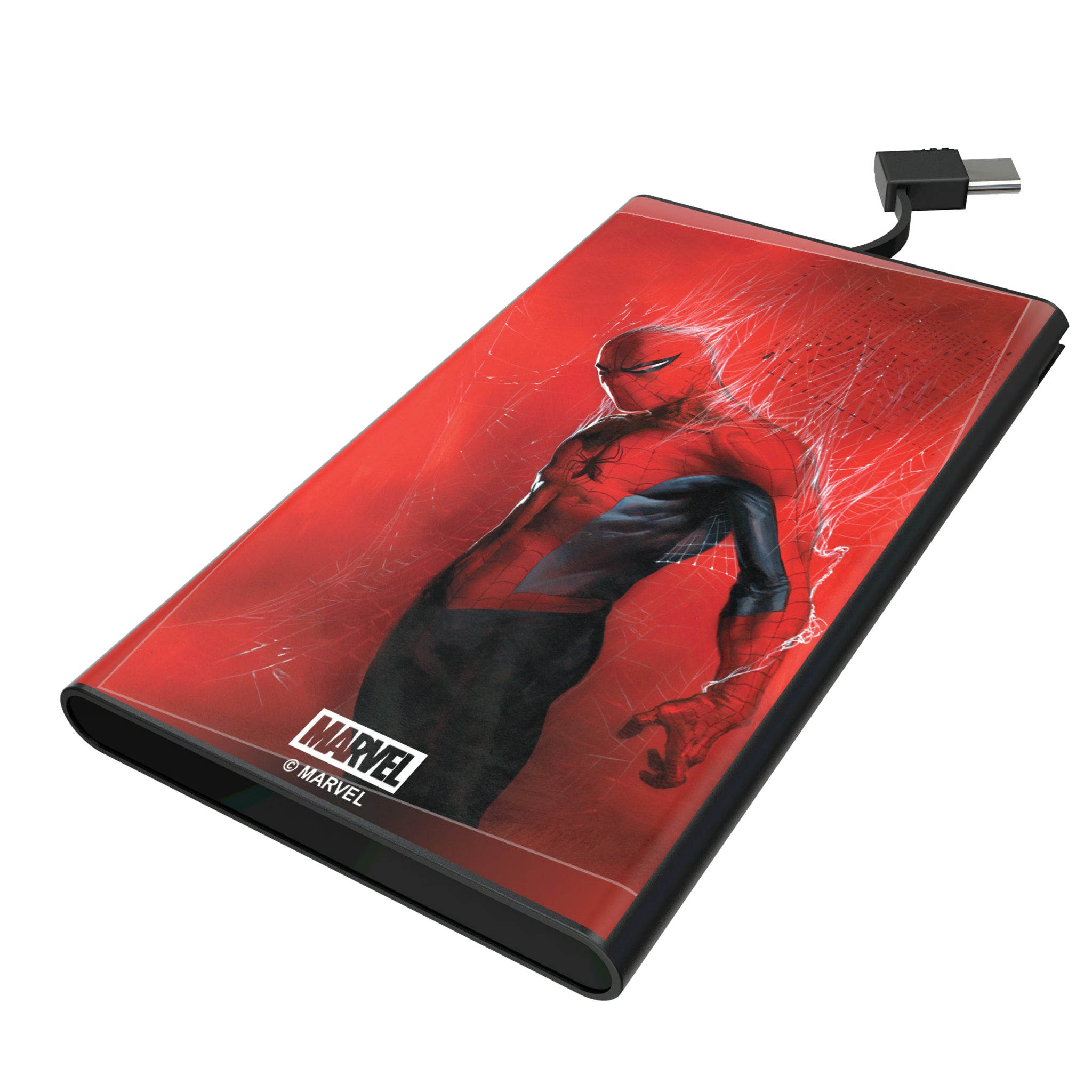 Marvel Spider-Man Cover Art 5000mAh Flat Powerbank