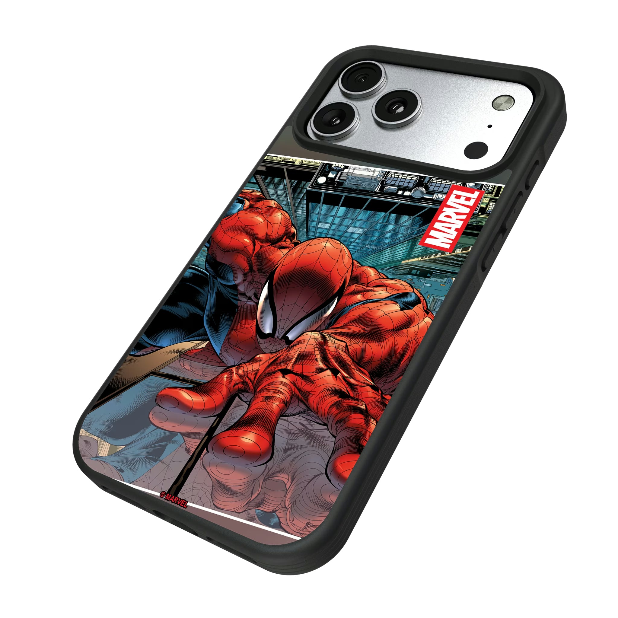 Marvel Spider-Man Cover Art iPhone Bump Phone Case for Apple iPhone - Isometric View#Device_iPhone 17 Pro Max