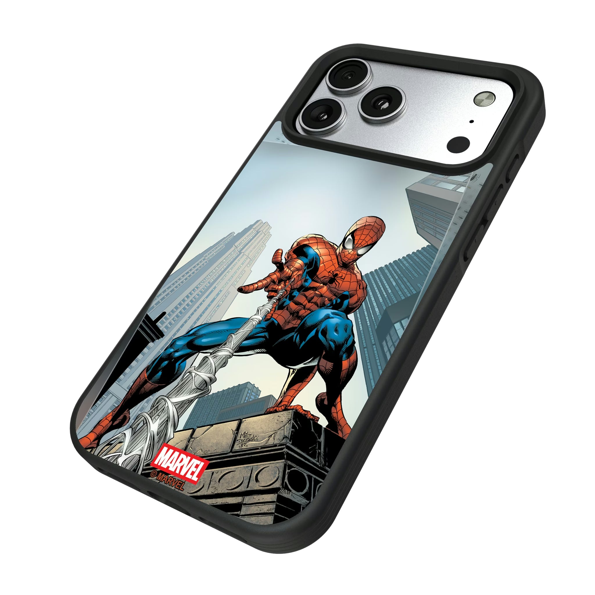 Marvel Spider-Man Cover Art iPhone Bump Phone Case for Apple iPhone - Isometric View#Device_iPhone 17 Pro Max