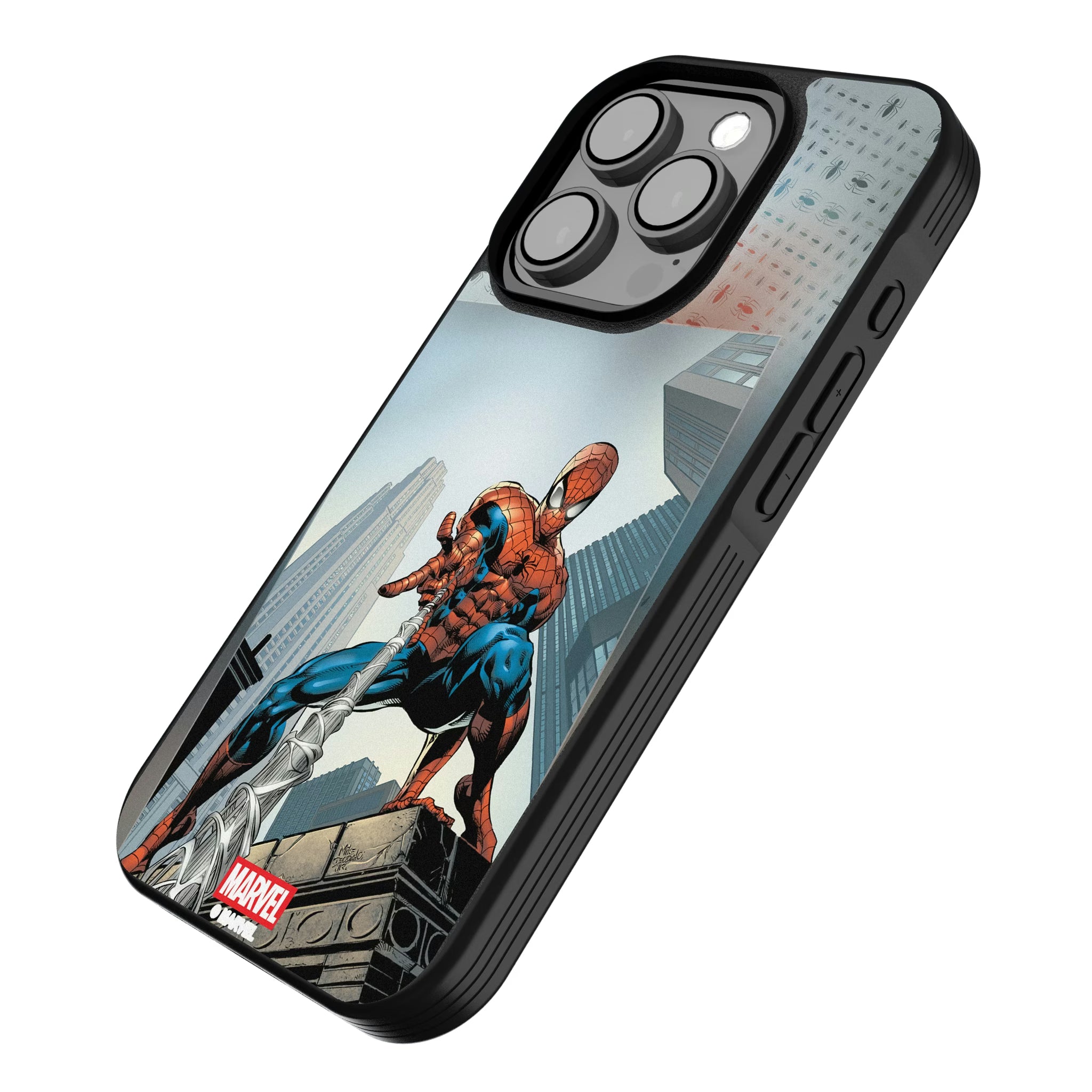 Marvel Spider-Man Cover Art iPhone Bump Phone Case for Apple iPhone - Isometric View
