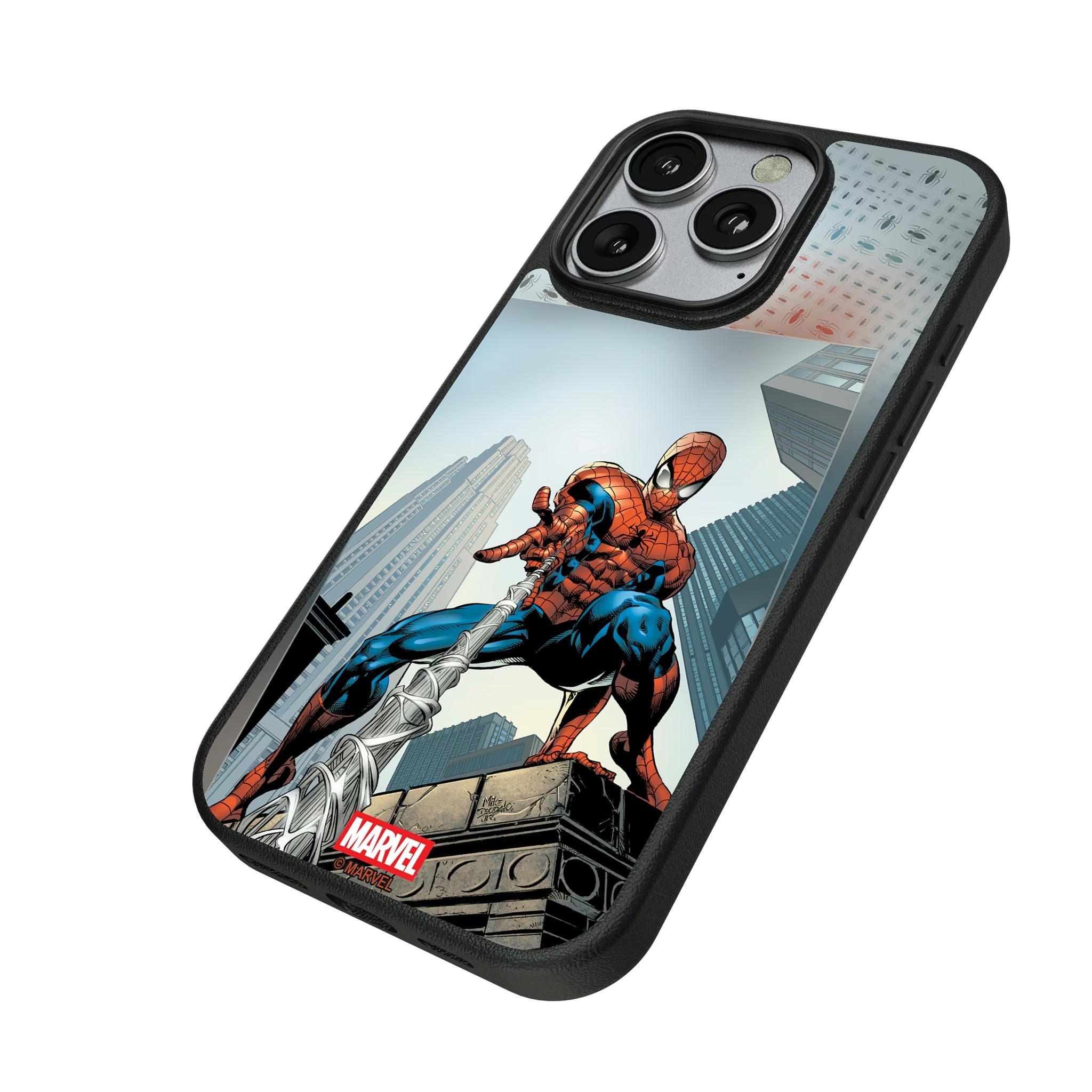 Marvel Spider-Man Cover Art iPhone MagSafe Compatible Phone Case for Apple iPhone - Isometric View