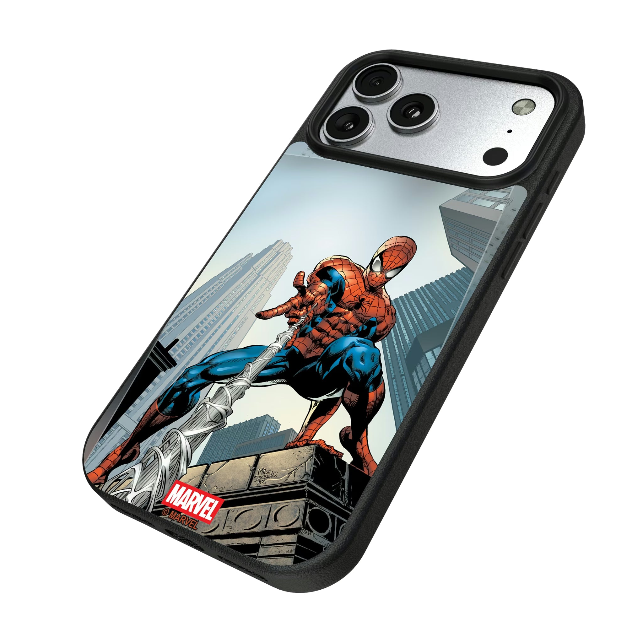 Marvel Spider-Man Cover Art iPhone MagSafe Compatible Phone Case for Apple iPhone - Isometric View#Device_iPhone 17 Pro Max
