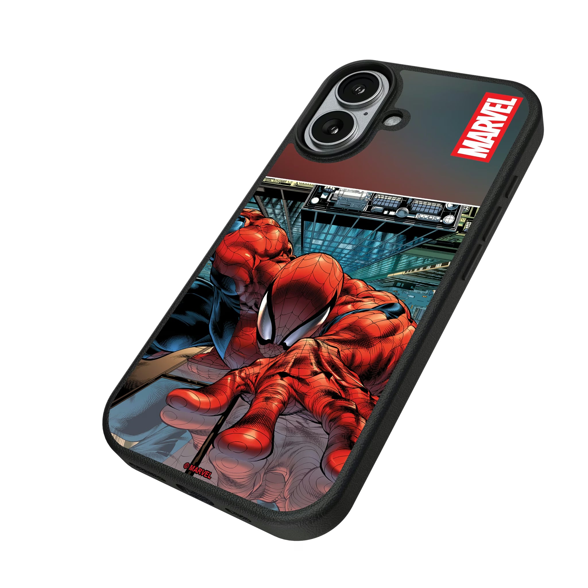 Marvel Spider-Man Cover Art iPhone MagSafe Compatible Phone Case for Apple iPhone - Isometric View#Device_iPhone 17
