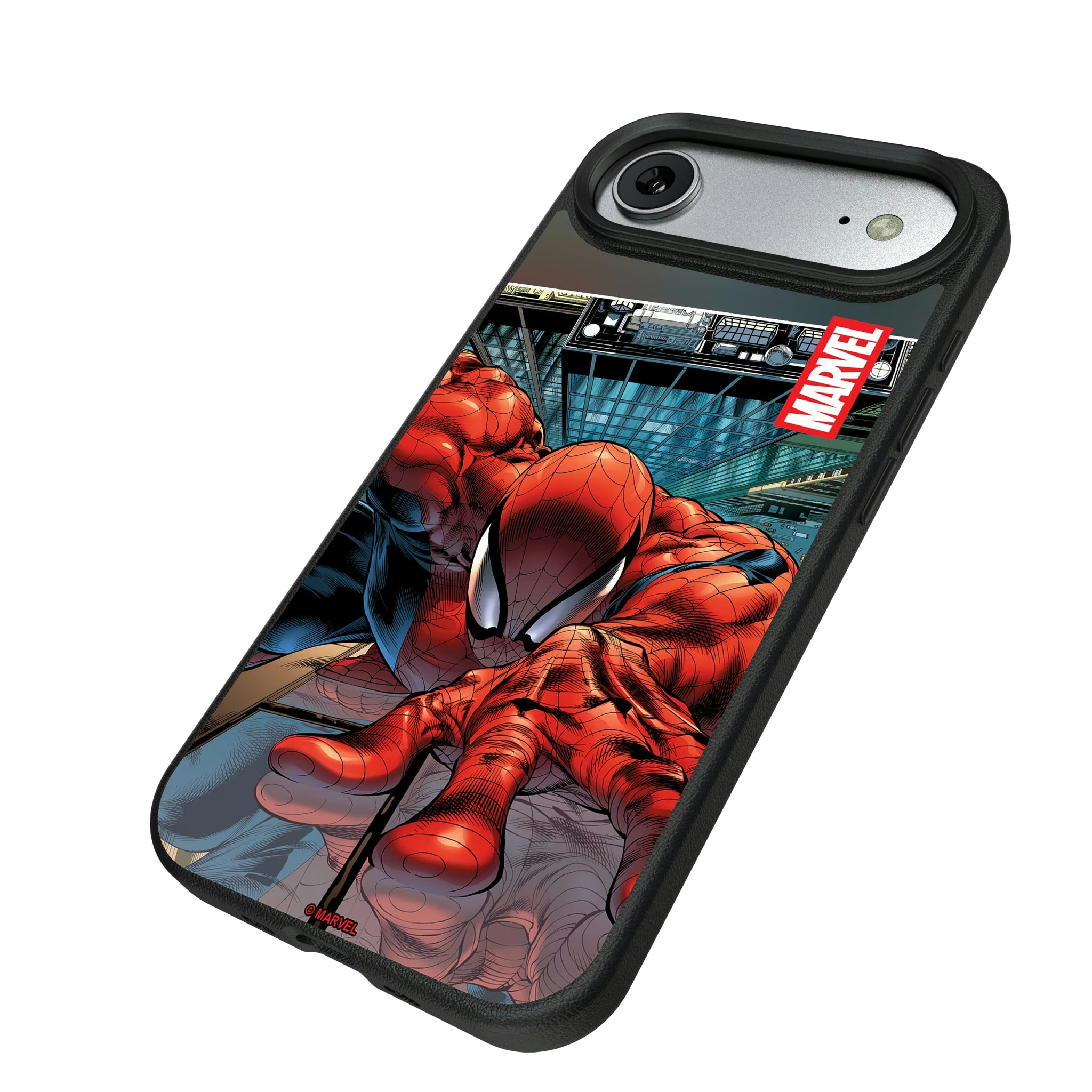 Marvel Spider-Man Cover Art iPhone MagSafe Compatible Phone Case for Apple iPhone - Isometric View#Device_iPhone Air