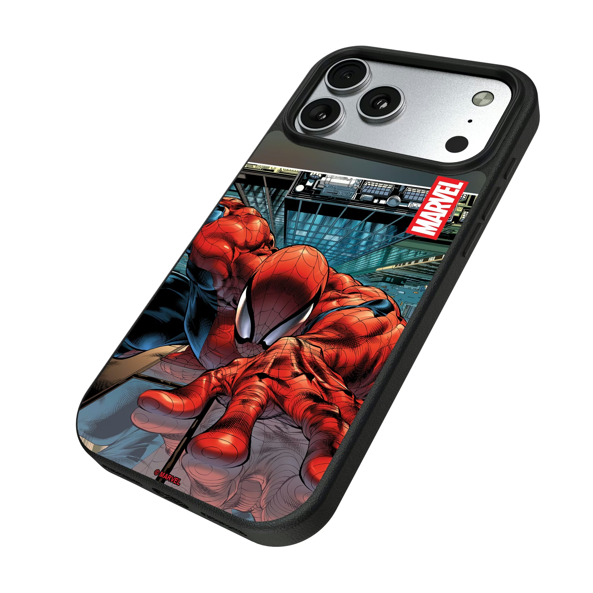 Marvel Spider-Man Cover Art iPhone MagSafe Compatible Phone Case for Apple iPhone - Isometric View#Device_iPhone 17 Pro Max
