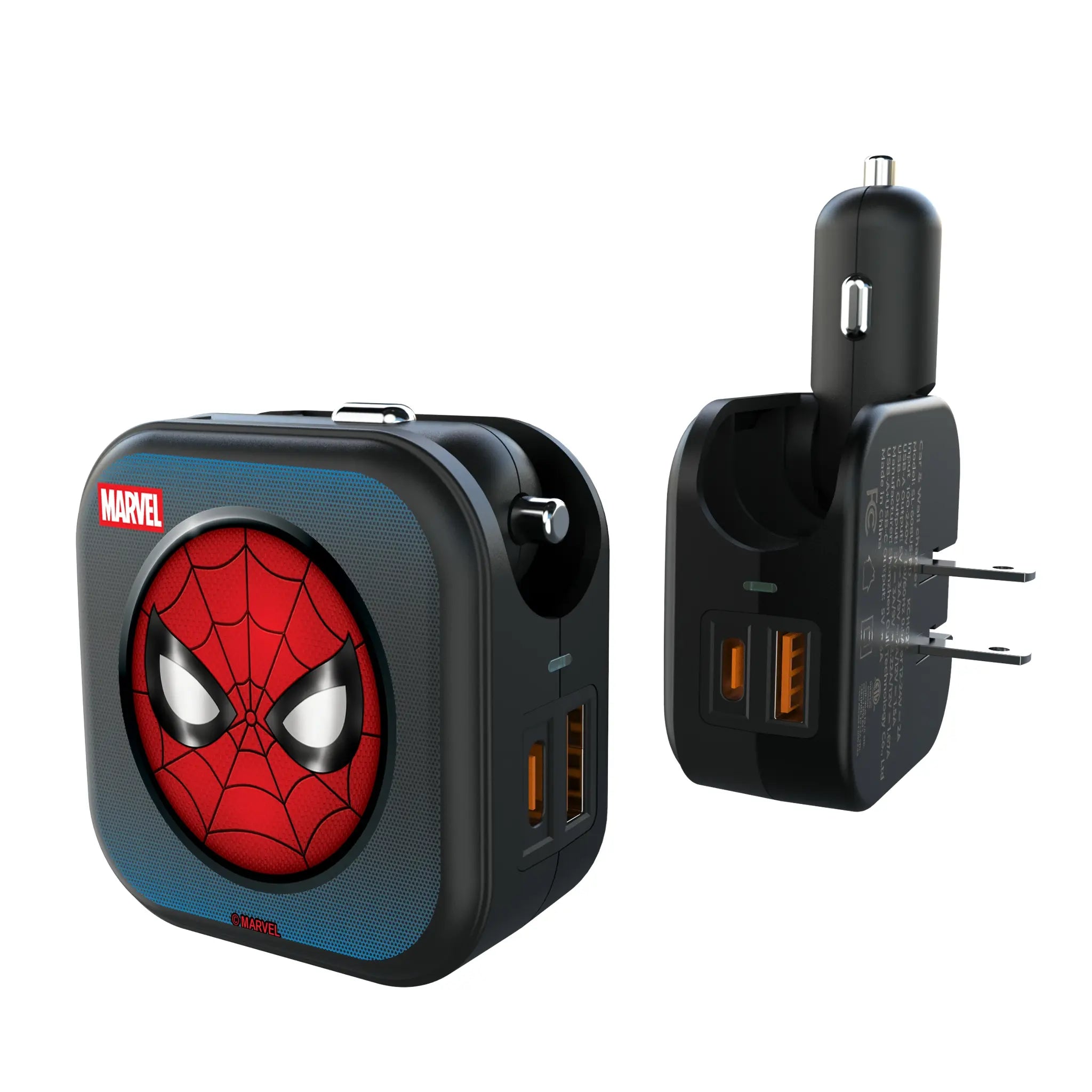 Marvel Spider-Man Grid 2 in 1 USB A/C Charger