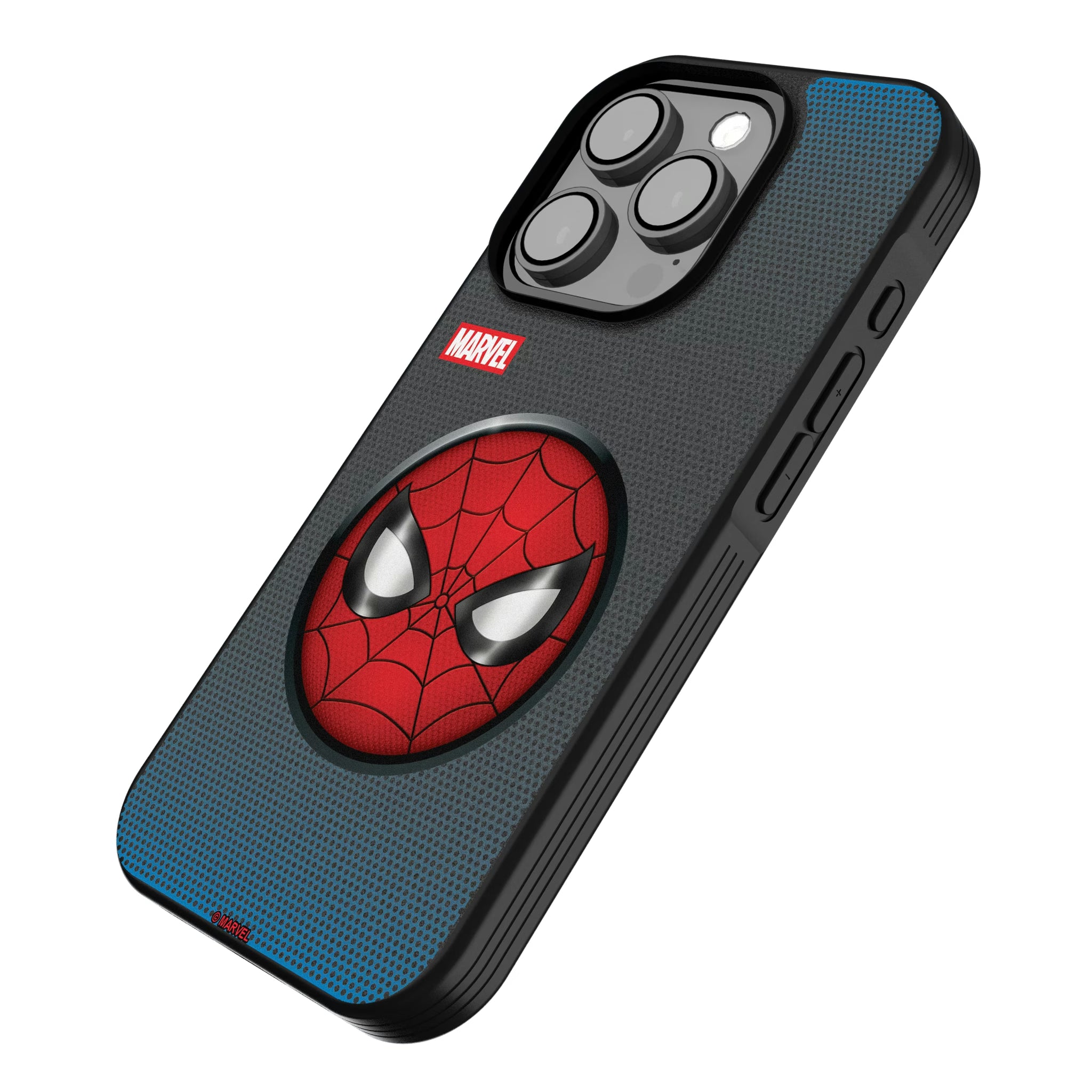 Marvel Spider-Man Grid iPhone Bump Phone Case for Apple iPhone - Isometric View