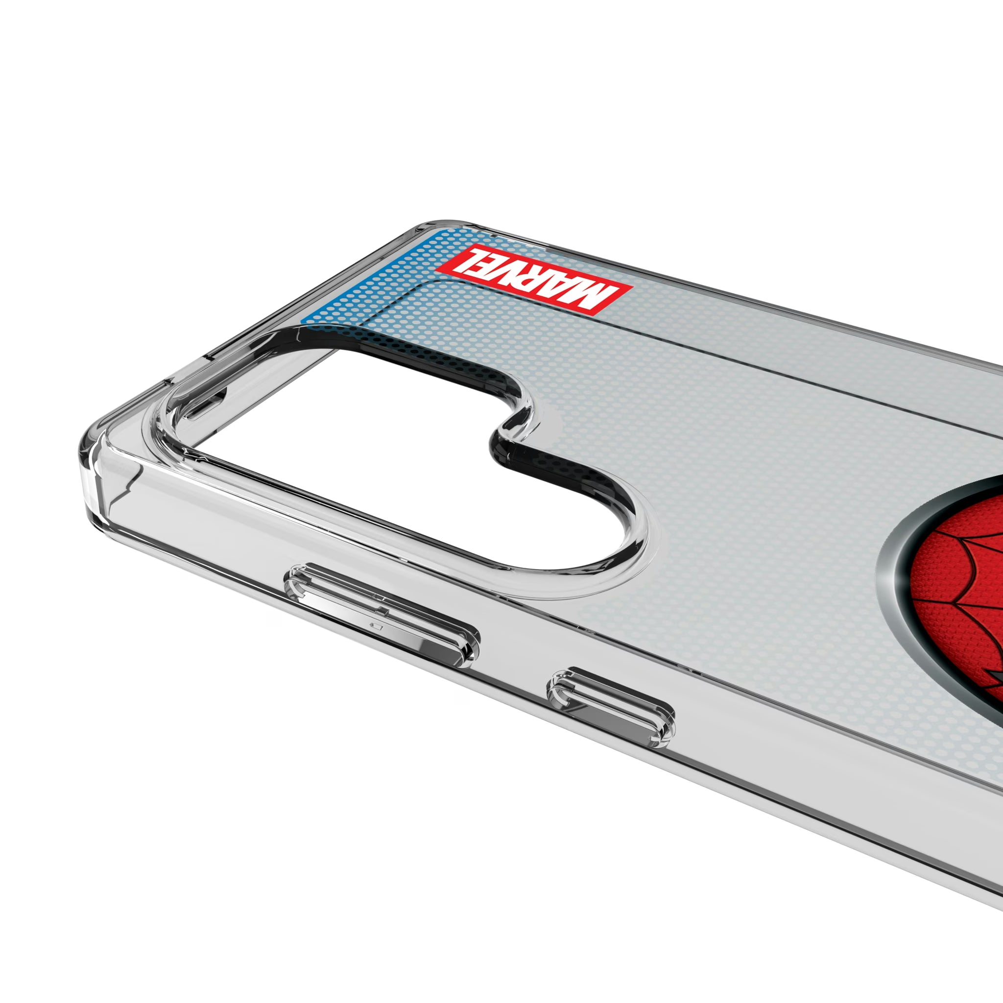 Marvel Spider-Man Grid Galaxy Clear Phone Case for Samsung Galaxy - Detail