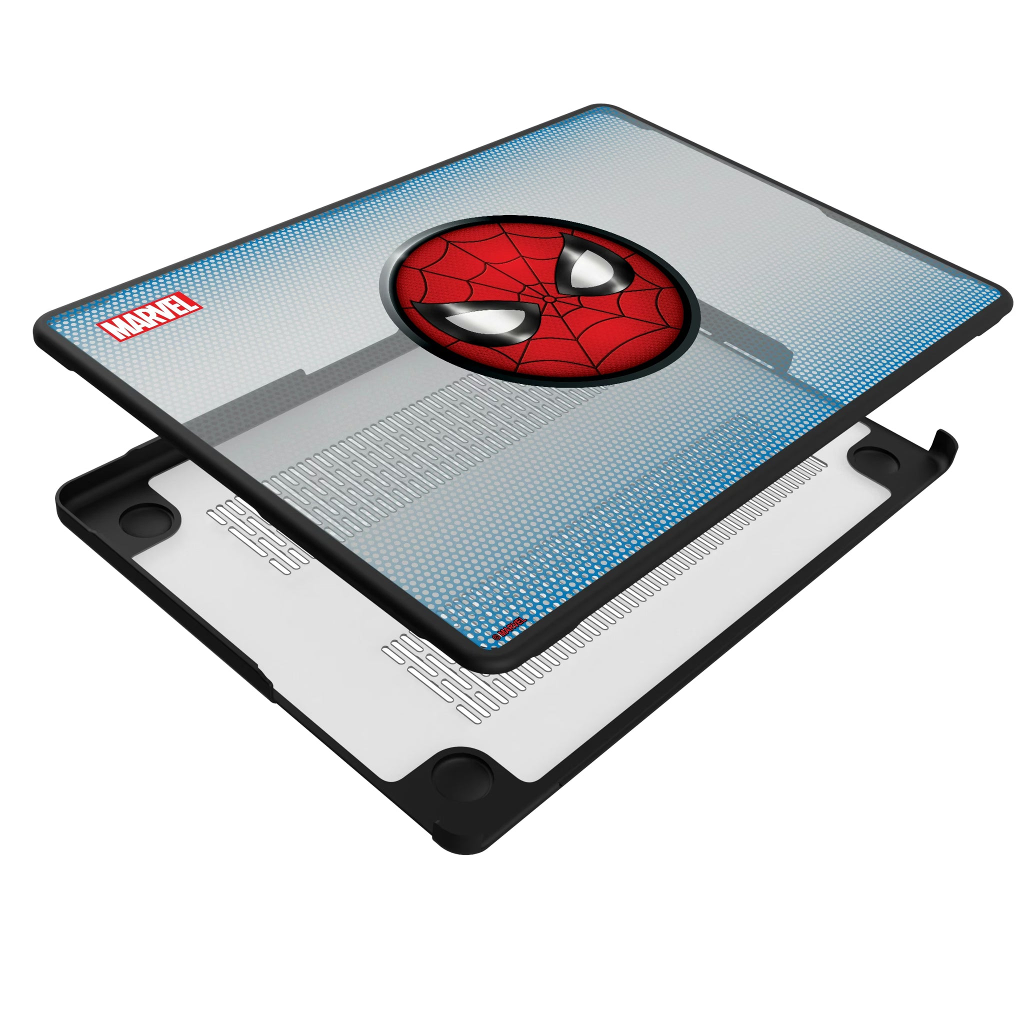 Marvel Spider-Man Grid MacBook Laptop Case for Apple MacBook - Isometric View#Device_MacBook Pro (14-inch, 2021) / MacBook Pro (14-inch, 2023) / MacBook Pro (14-inch, 2024)