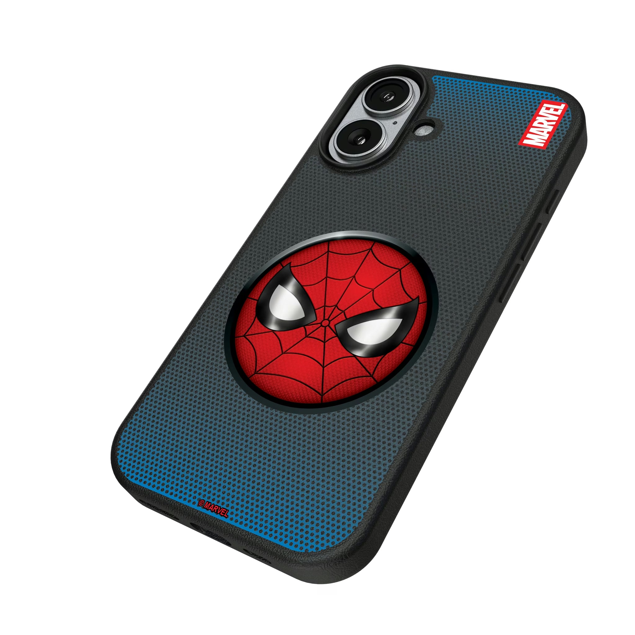 Marvel Spider-Man Grid iPhone MagSafe Compatible Phone Case for Apple iPhone - Isometric View#Device_iPhone 17